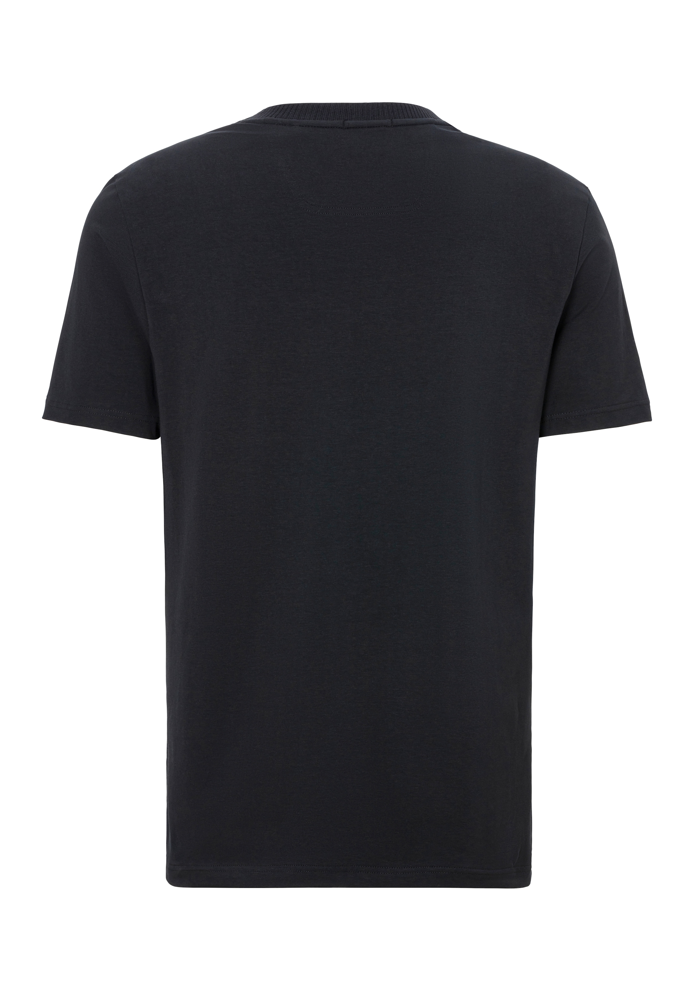 BOSS GREEN T-Shirt »Tee Rib«, mit Logo am Ausschnitt
