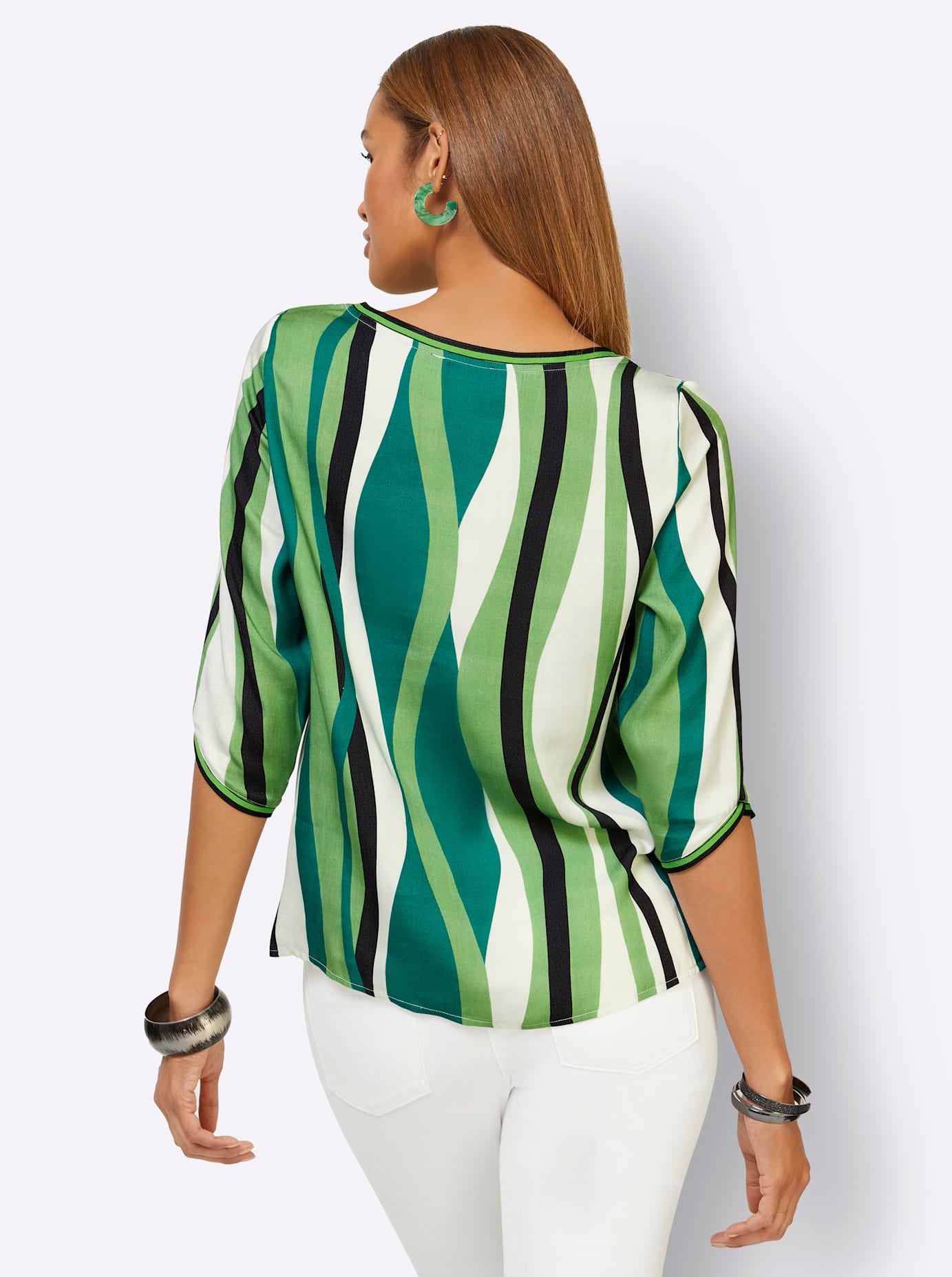 creation L Satinbluse