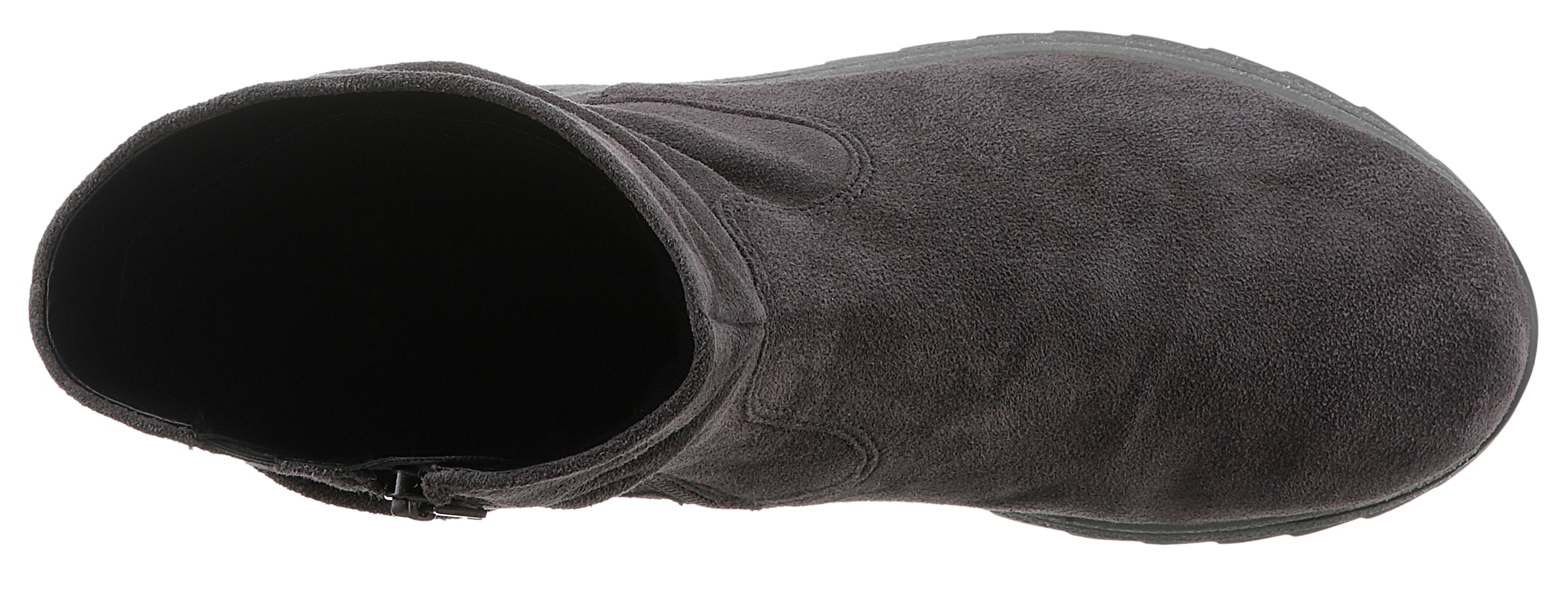 Ara Schlupfboots »OSAKA«, Stiefelette, Keilabsatz, Casual-Boots in Komfortweite H = sehr weit