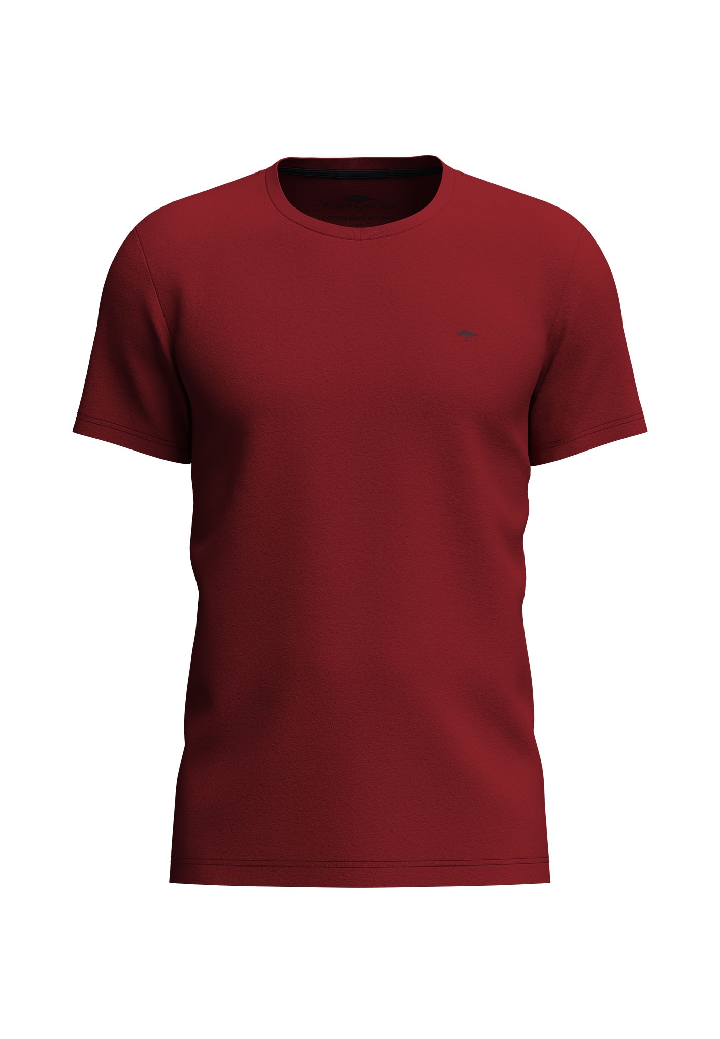 FYNCH-HATTON T-Shirt Sommershirt mit Logo Stickerei