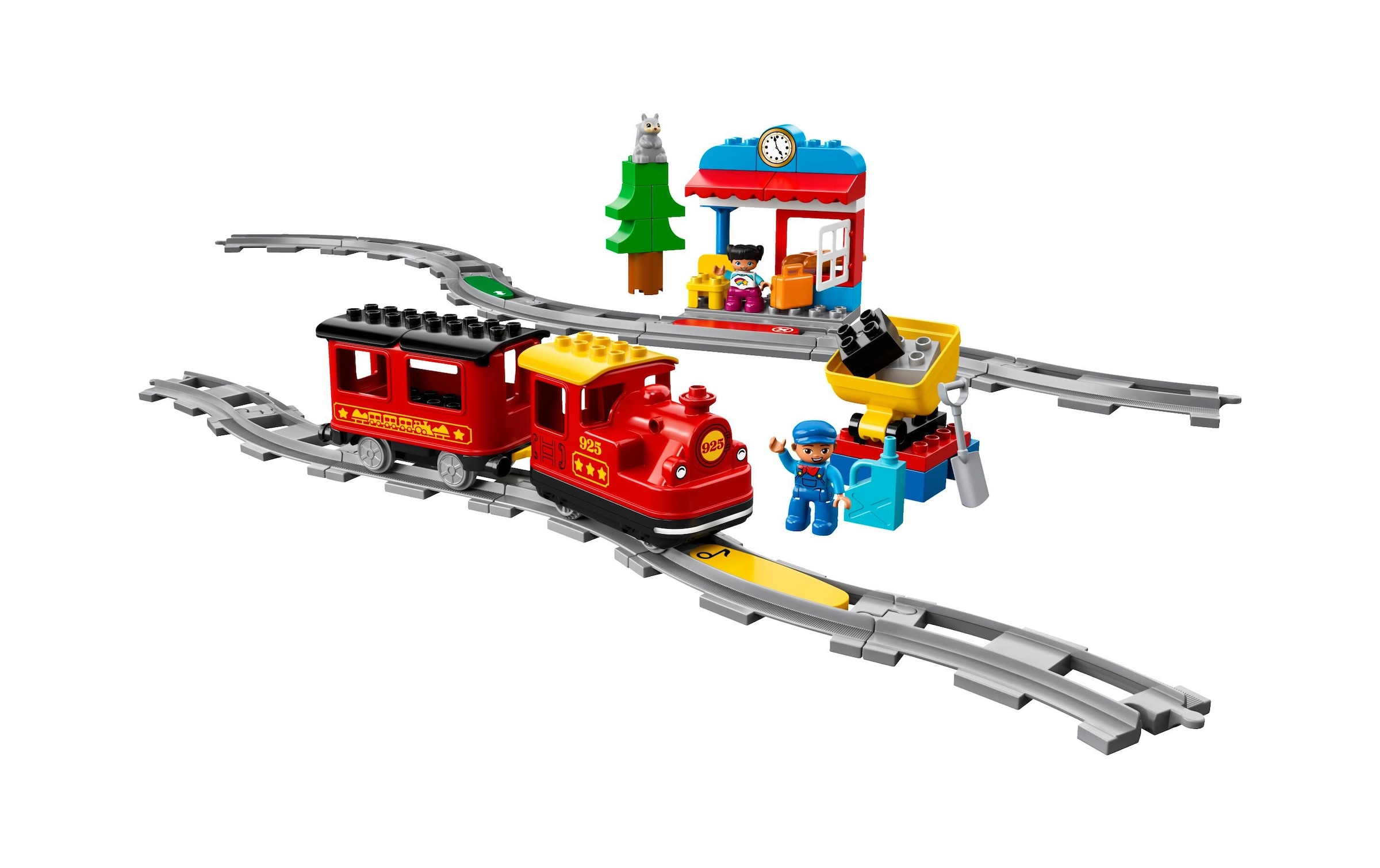 LEGO® Konstruktionsspielsteine »Dampfeisenbahn 10874«