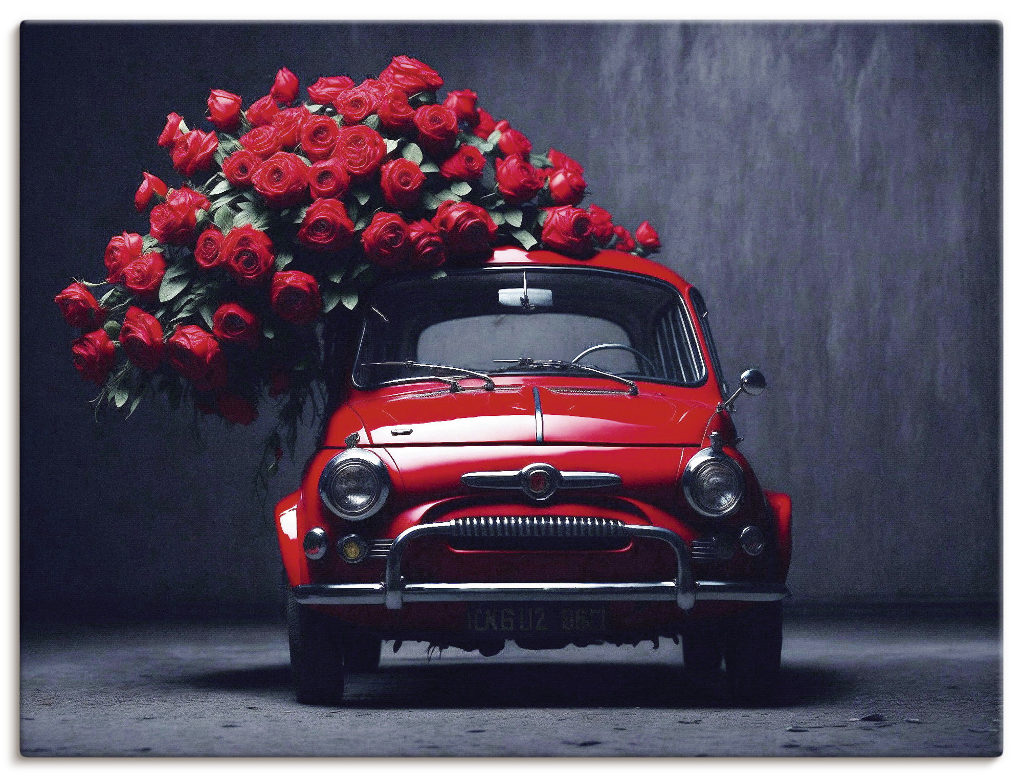 Artland Wandbild "Rote Rosen für den kleinen Italiener" 1 Stk. tlg. als Alubild, Leinwandbild, Poster, Wandaufkleber in verschied. Grössen