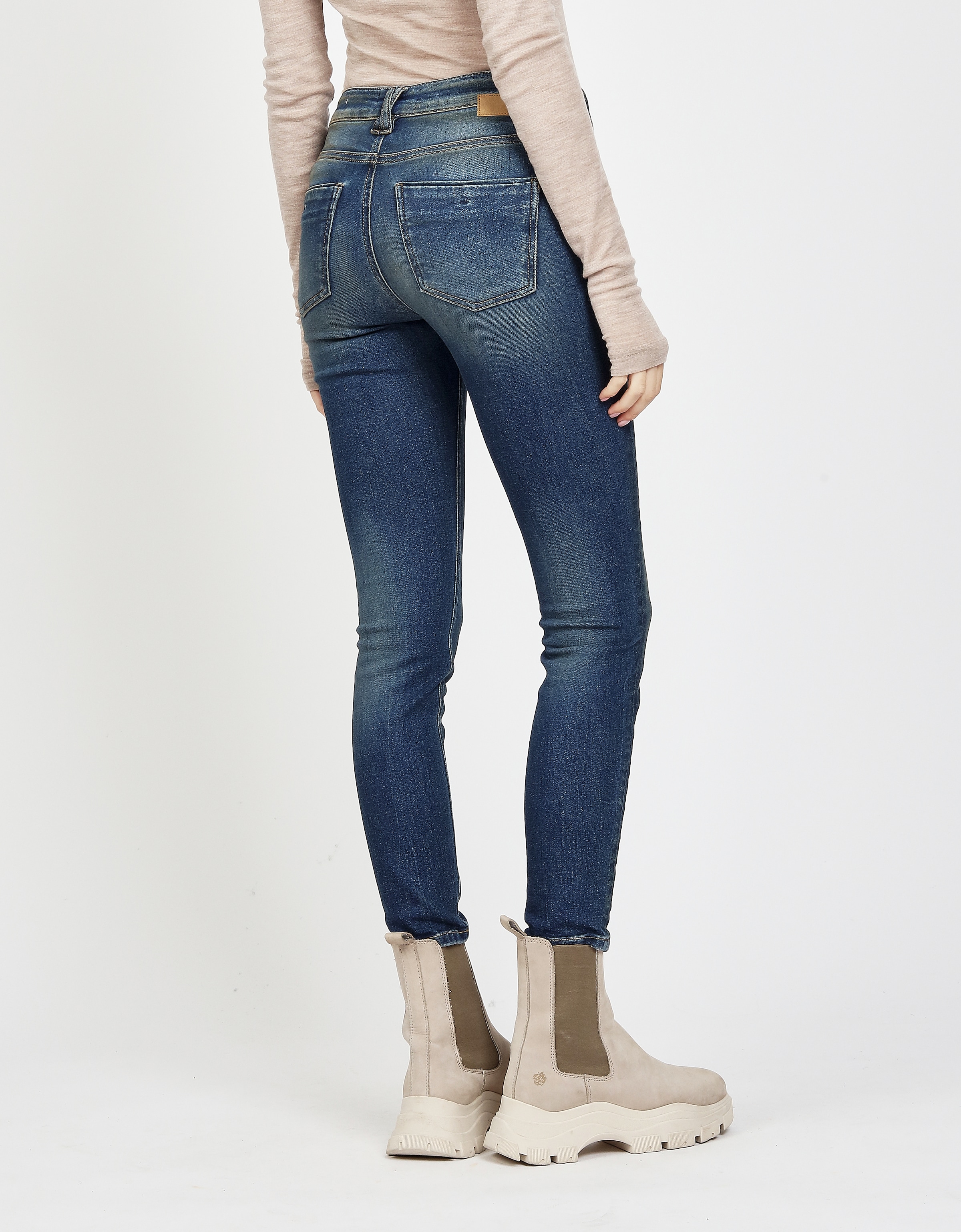 GANG Skinny-fit-Jeans »94LAYLA«, mit Used-Effekten