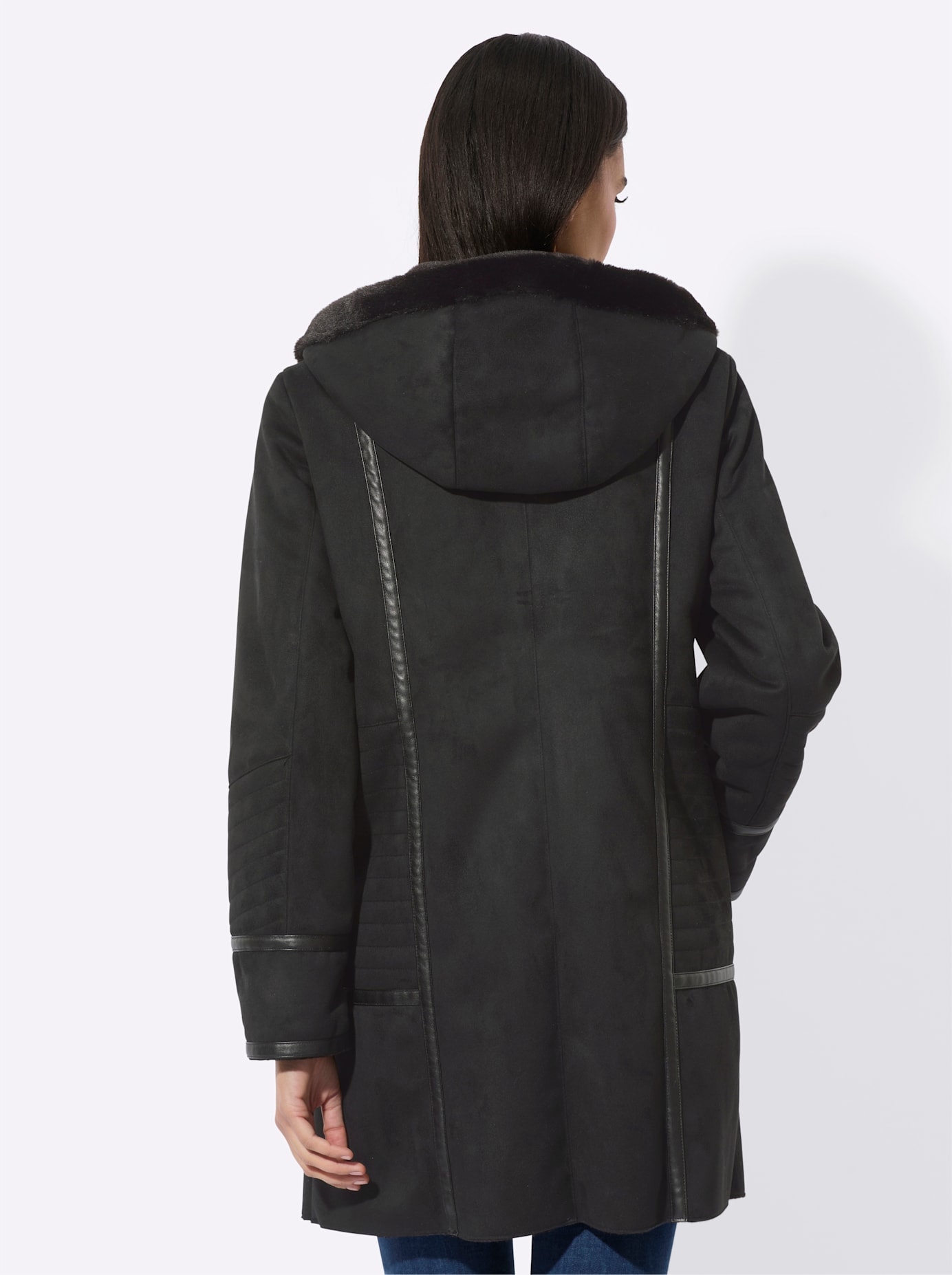 Mainpol Langjacke, mit Kapuze