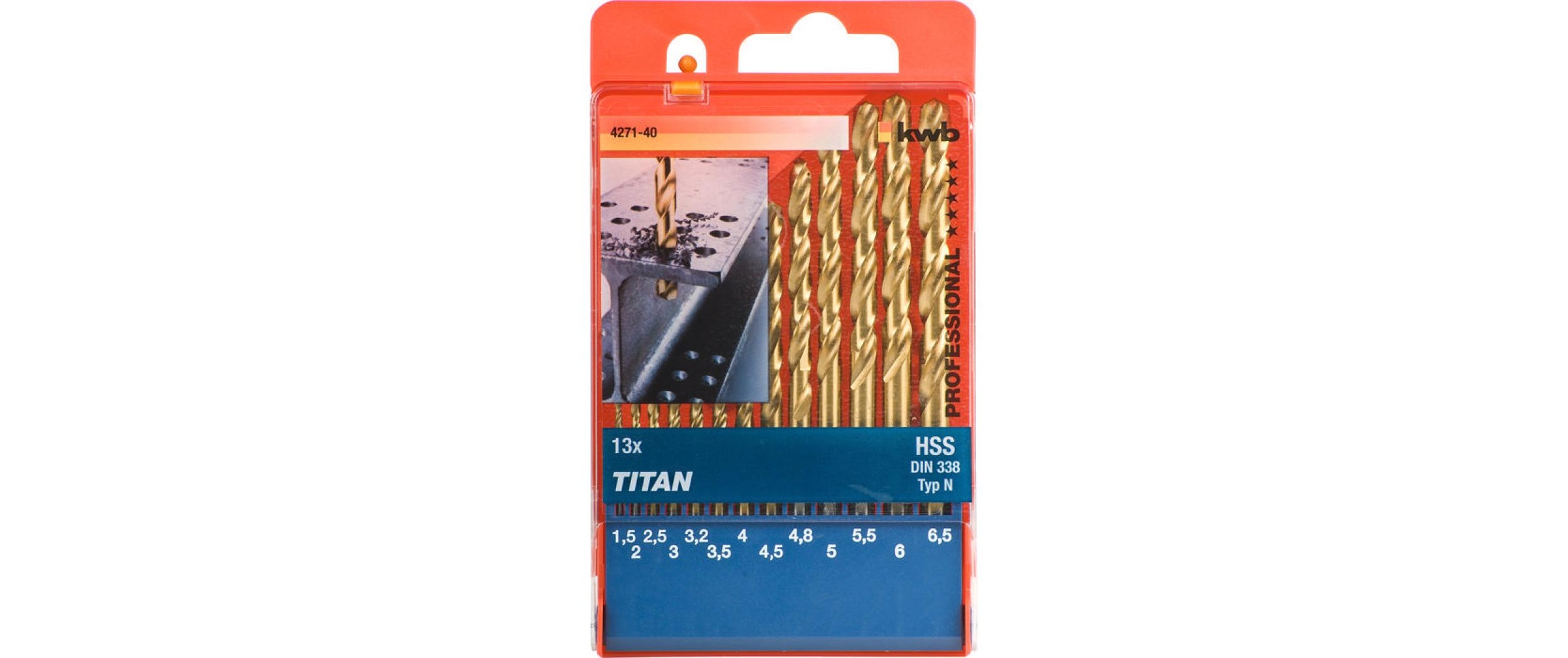 kwb Metallbohrer »Titan HSS 1,5-6,5 mm«