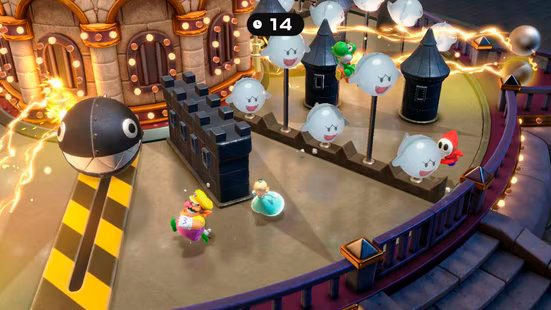 Nintendo Switch Konsolen-Set »OLED weiss + Mario Party Jamboree«