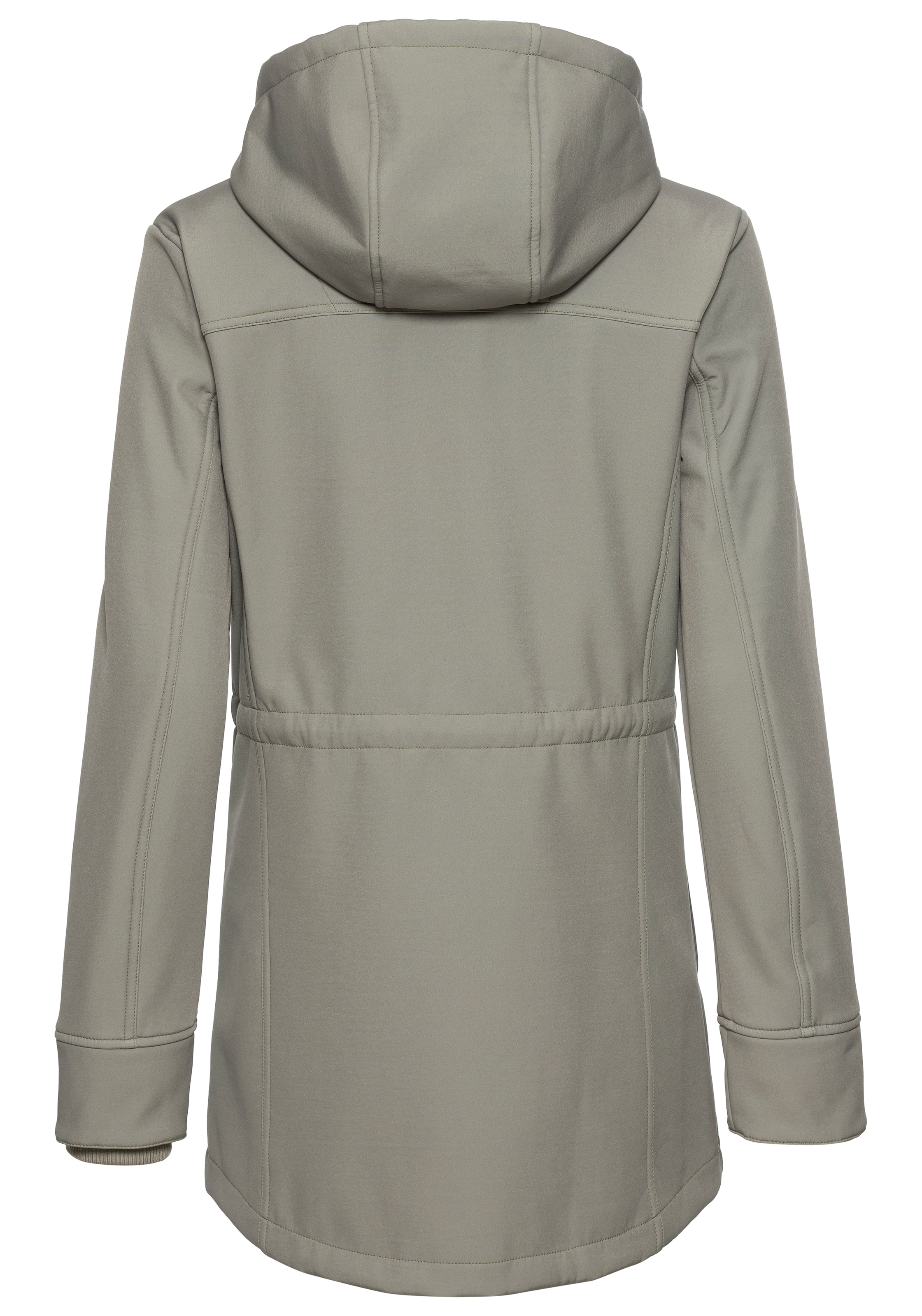 Vivance active Softshelljacke, mit Kapuze, mit Kordelzug an der Taille