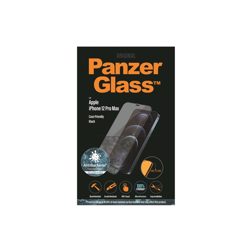PanzerGlass Displayschutzglas »Displayschutz Case«, für iPhone 12 Pro Max