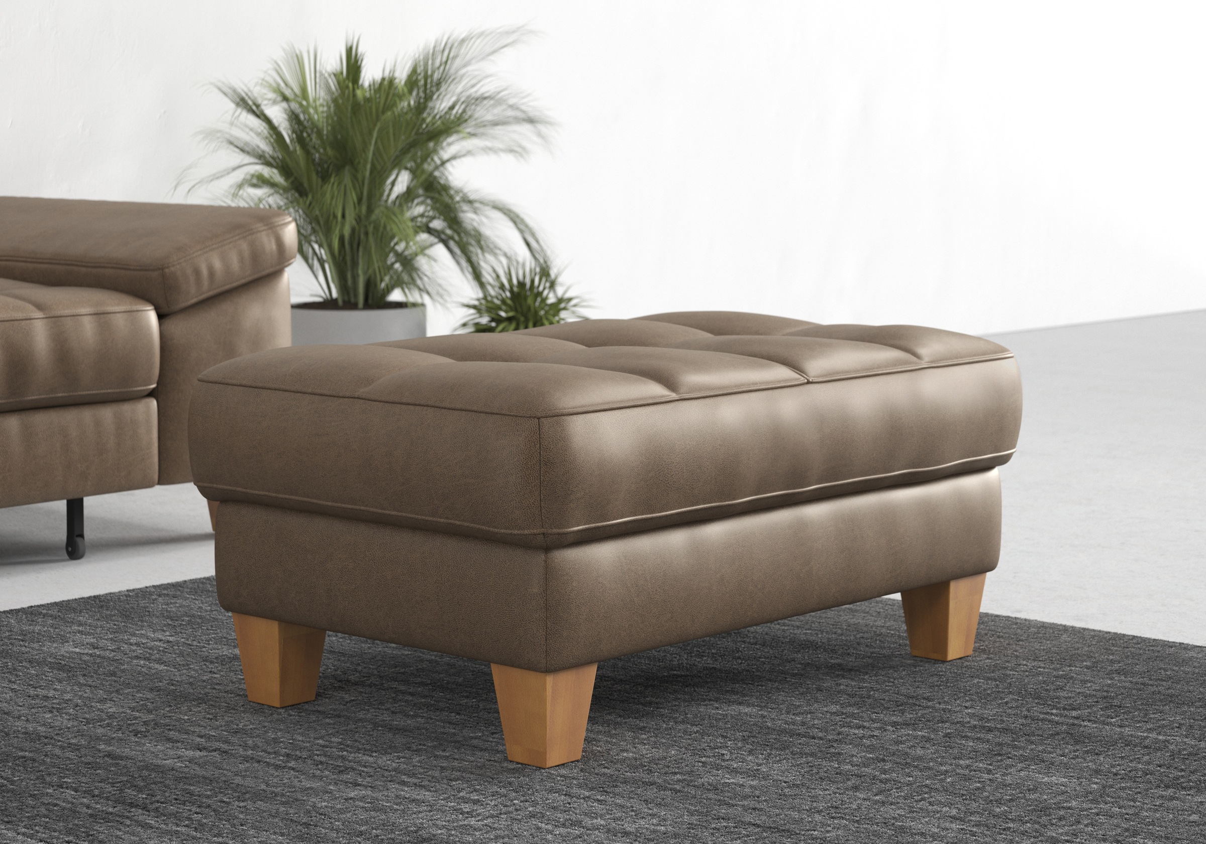 sit&more Stauraumhocker »Westham«, wahlewise mit/ohne Federkern