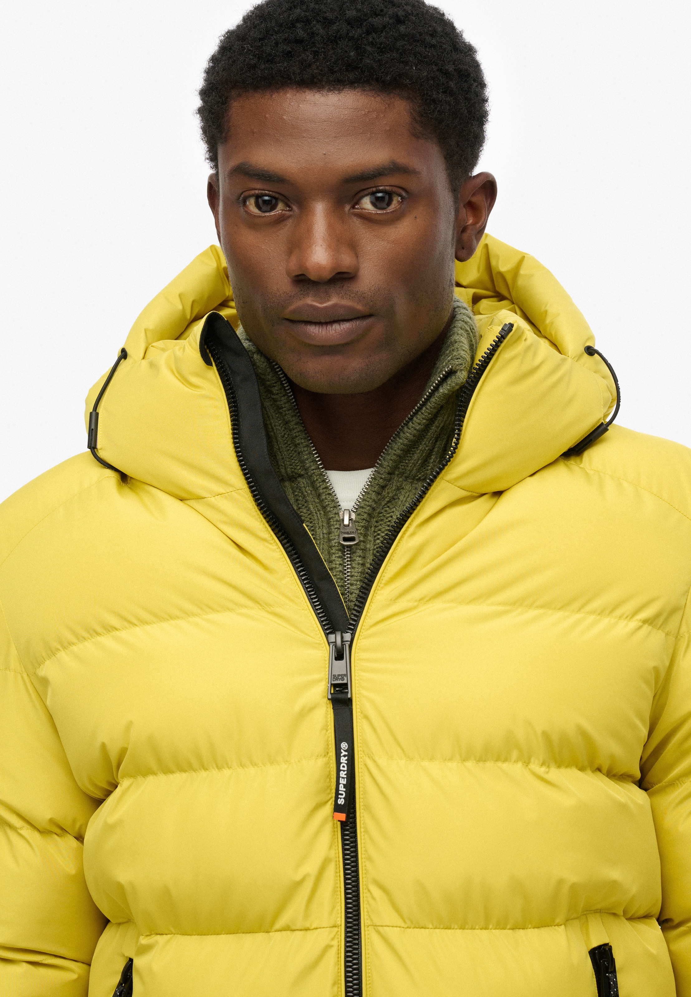 Superdry Steppjacke »HOODED SPORTS PUFFER JACKET«, mit Kapuze