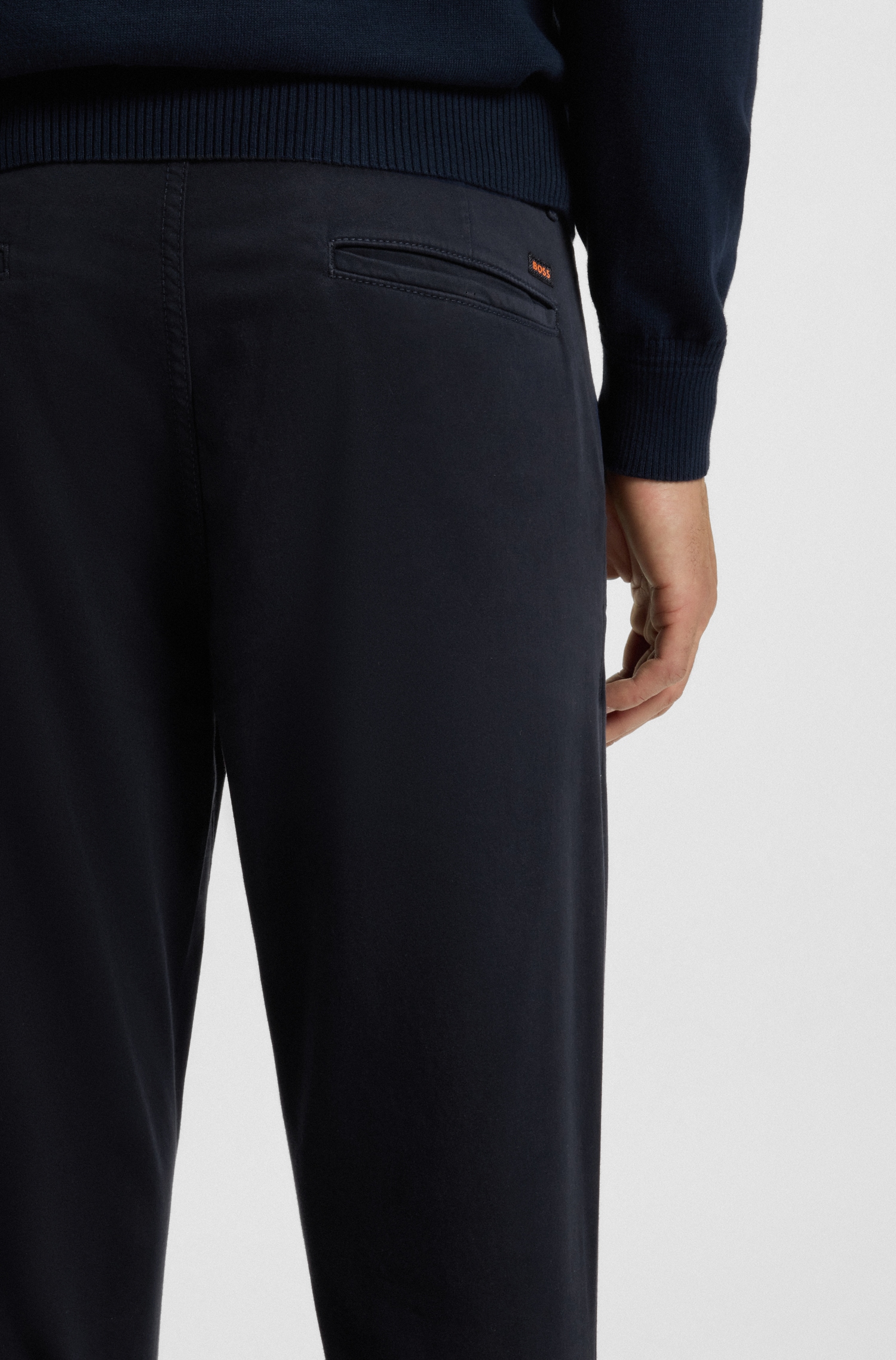 BOSS ORANGE Chinohose »slim«, mit Gesässtaschen