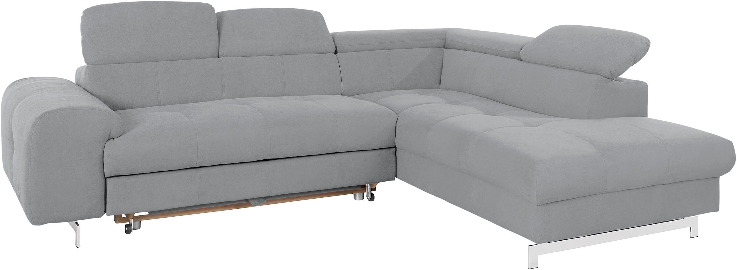 COTTA Ecksofa »Chef L-Form«, mit Kopfteilverstellung, wahlweise mit Bettfunktion