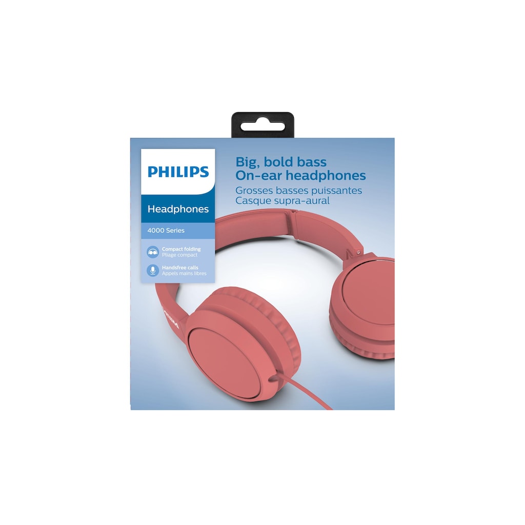 Philips On-Ear-Kopfhörer »TAH4105RD/«