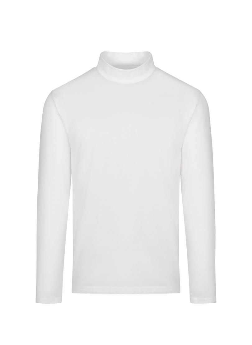 Trigema Jelmoli-Versand shoppen »TRIGEMA mit Shirt online Langarm Longsleeve Stehkragen« |