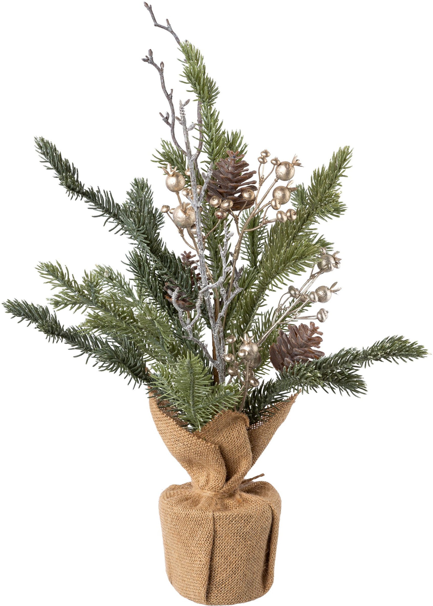 Creativ green Künstlicher Weihnachtsbaum »Weihnachtsdeko, künstlicher  Christbaum, Tannenbaum«, mit Zapfen, Beeren und Deko-Ast online kaufen |  Jelmoli-Versand