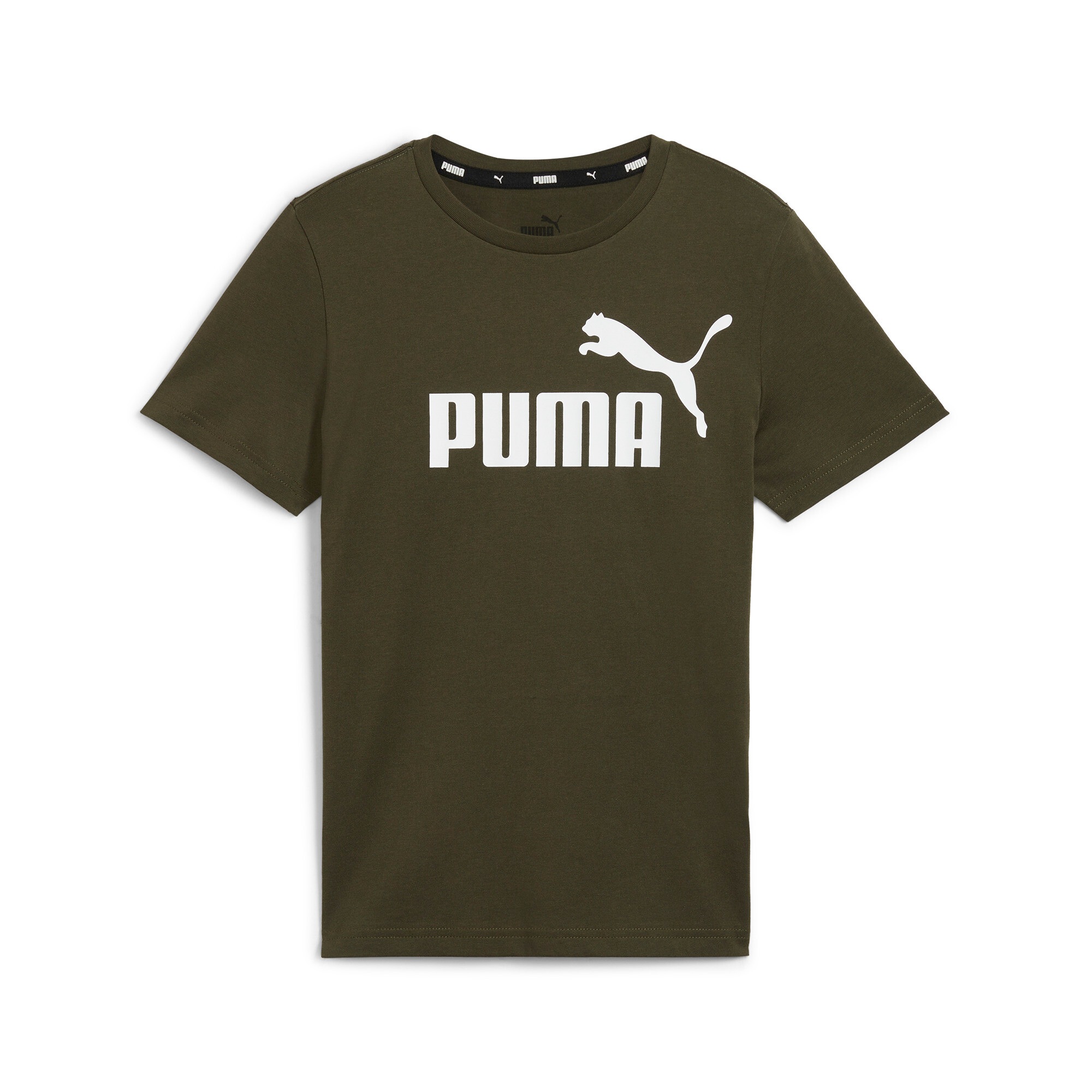 PUMA T-Shirt »ESS LOGO TEE B« Regular Fit, Kurzarm, Rundhalsausschnitt, pflegeleicht