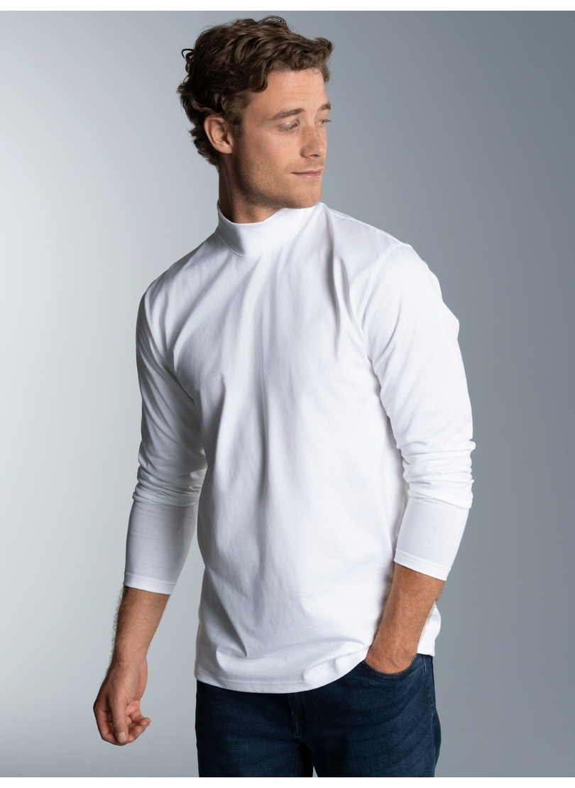 Trigema Longsleeve »TRIGEMA Langarm Shirt mit Stehkragen«