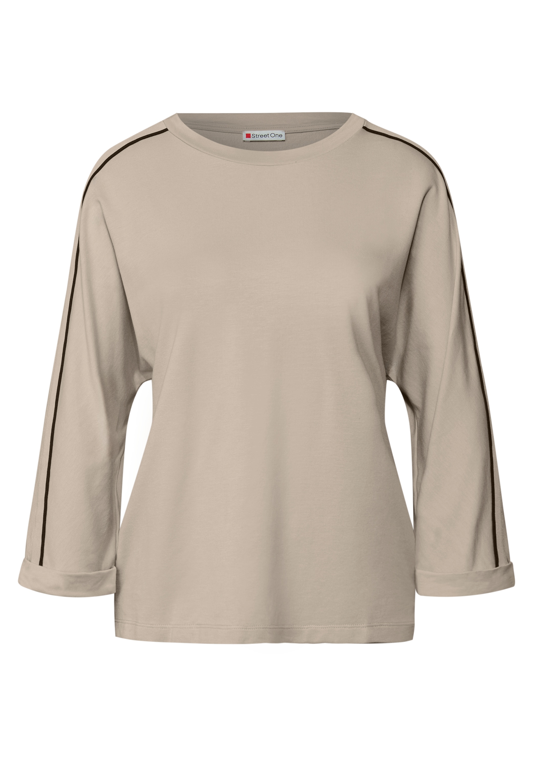 STREET ONE 3/4-Arm-Shirt, mit Galonstreifen