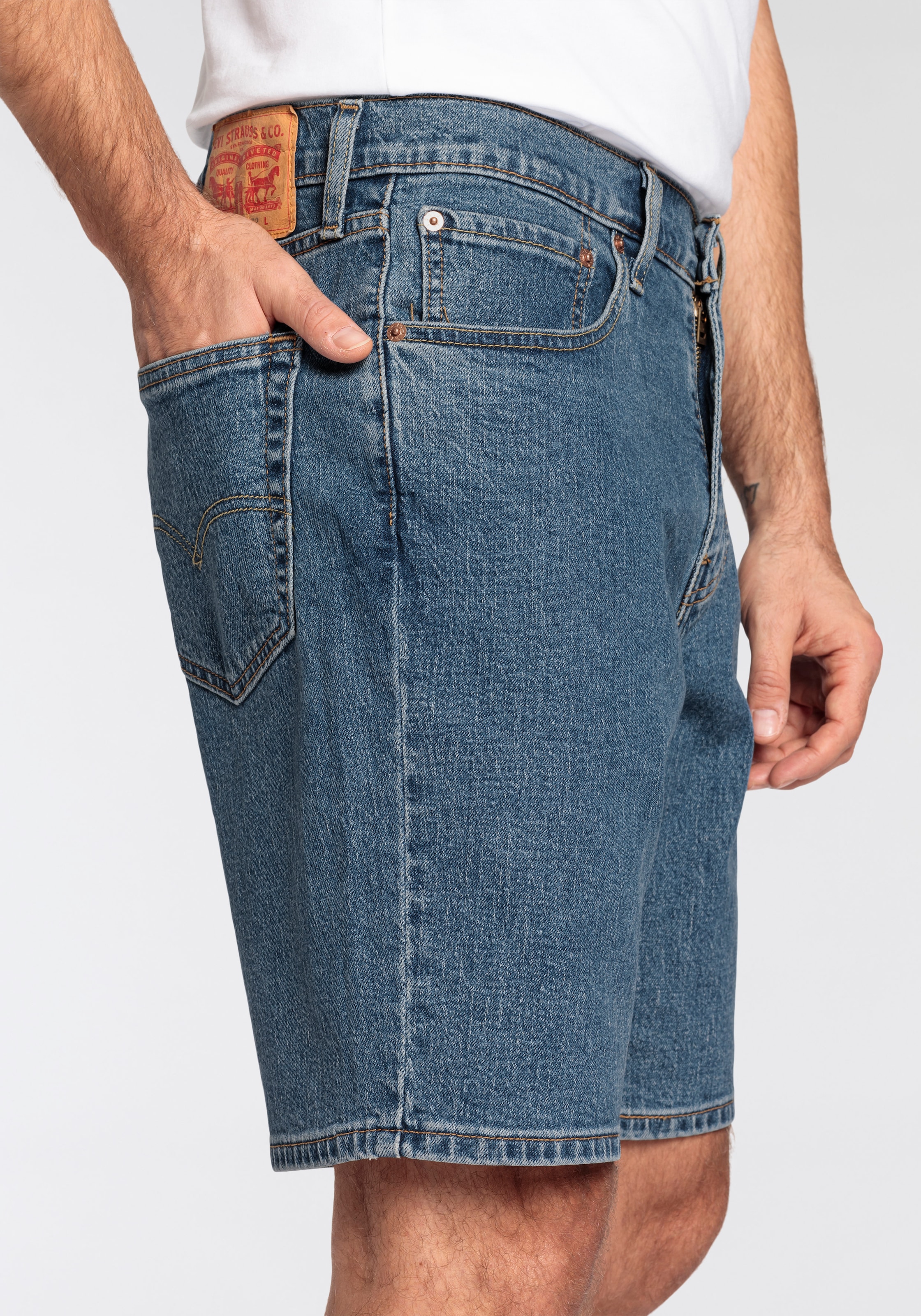 Levi's® Jeansshorts »445 ATHLETIC SHORTS«, mit Stretchanteil