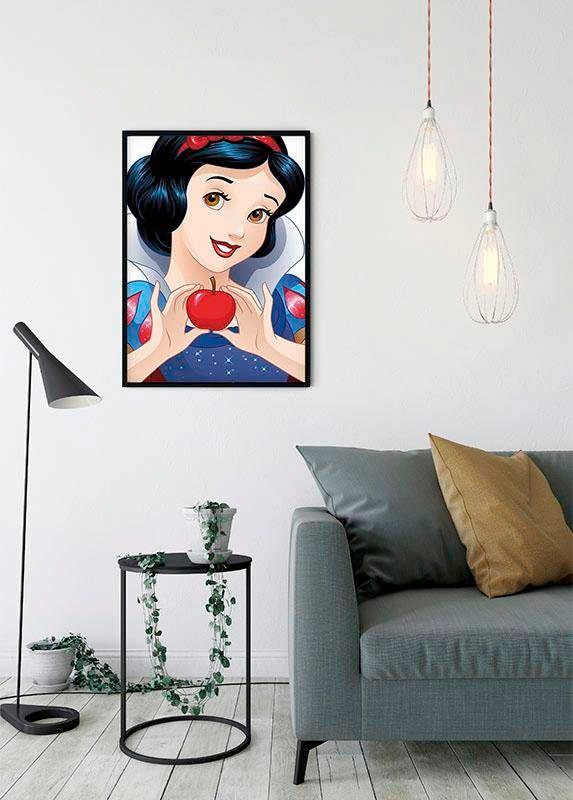 Komar Bild »Snow White Portrait«, Disney, (1 St.), Wandbild zur Dekoration im Kinderzimmer - ohne Rahmen