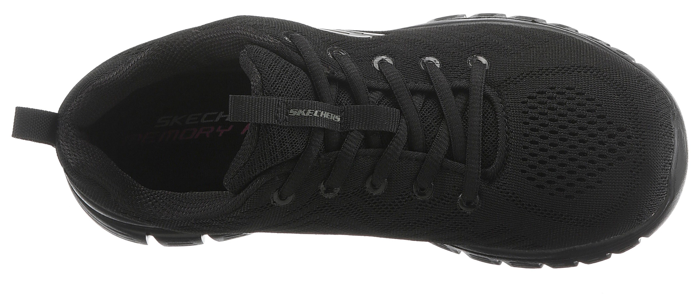 Skechers Sneaker »Graceful - Get Connected«, Freizeitschuh, Halbschuh, Schnürschuh für die Maschinenwäsche geeignet