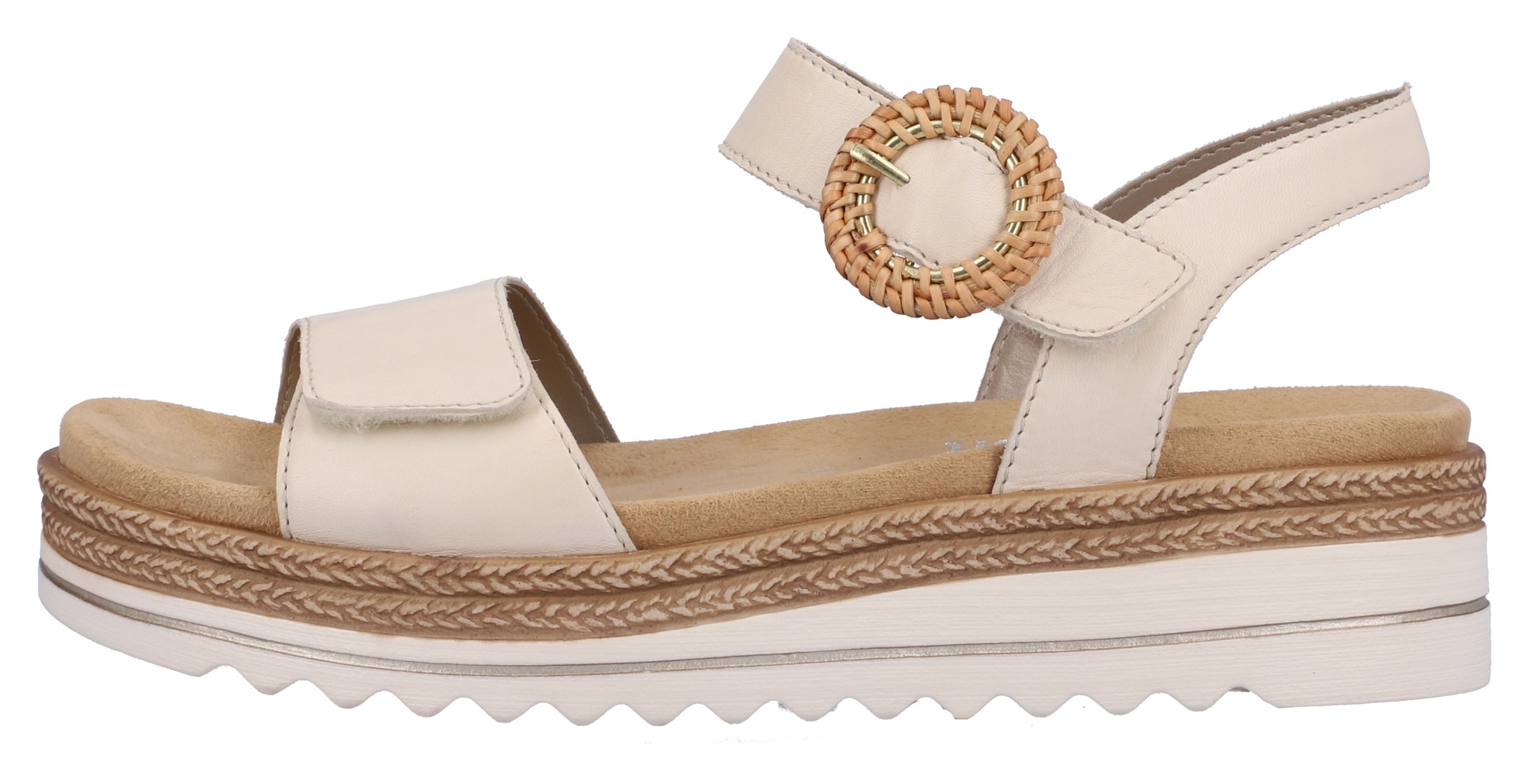 Remonte Keilsandalette Sommerschuh, Riemchensandale mit praktischen Klettverschlüssen