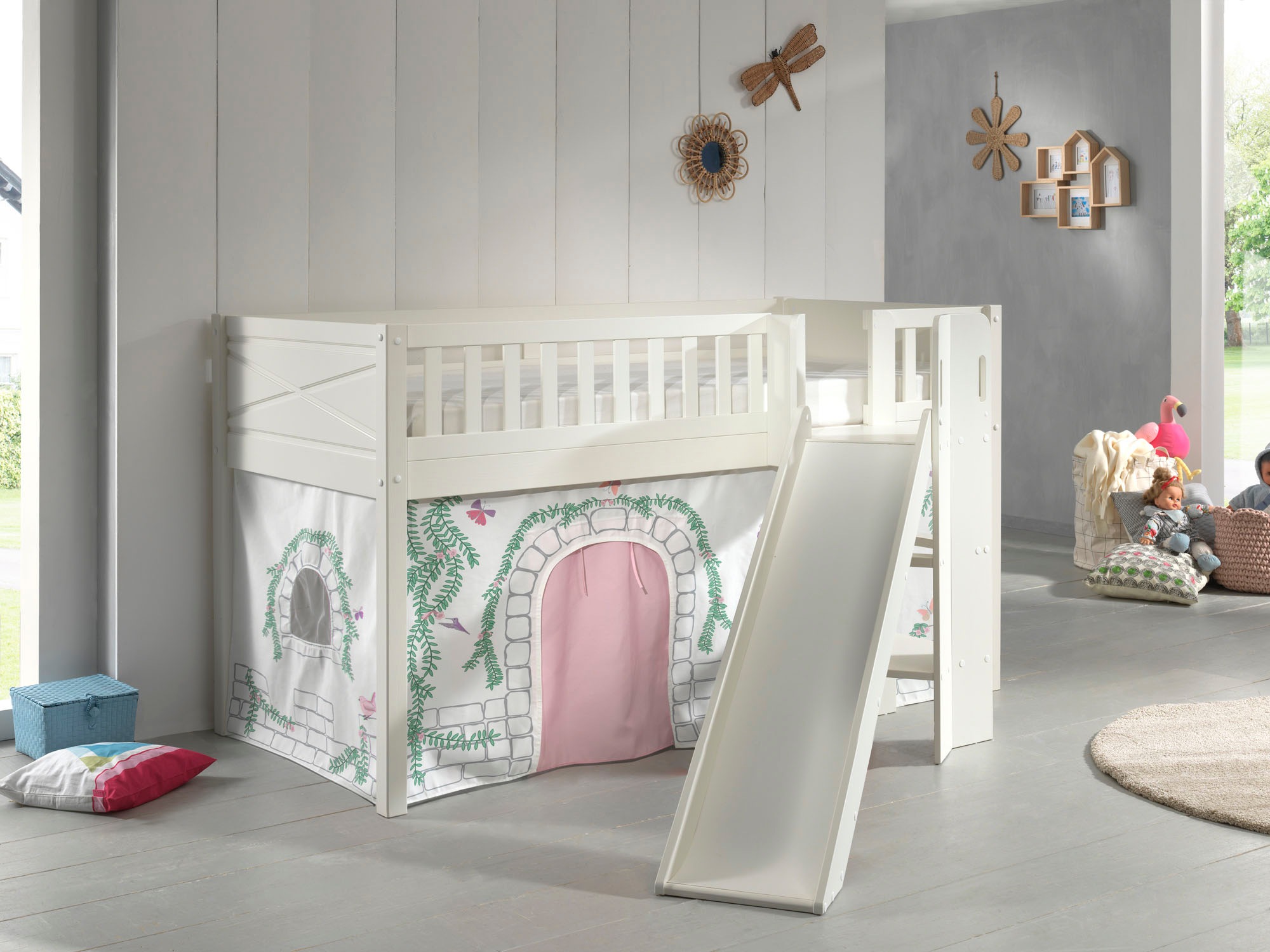 Scott Lit Mezzanine Toboggan et  Rideau Birdy