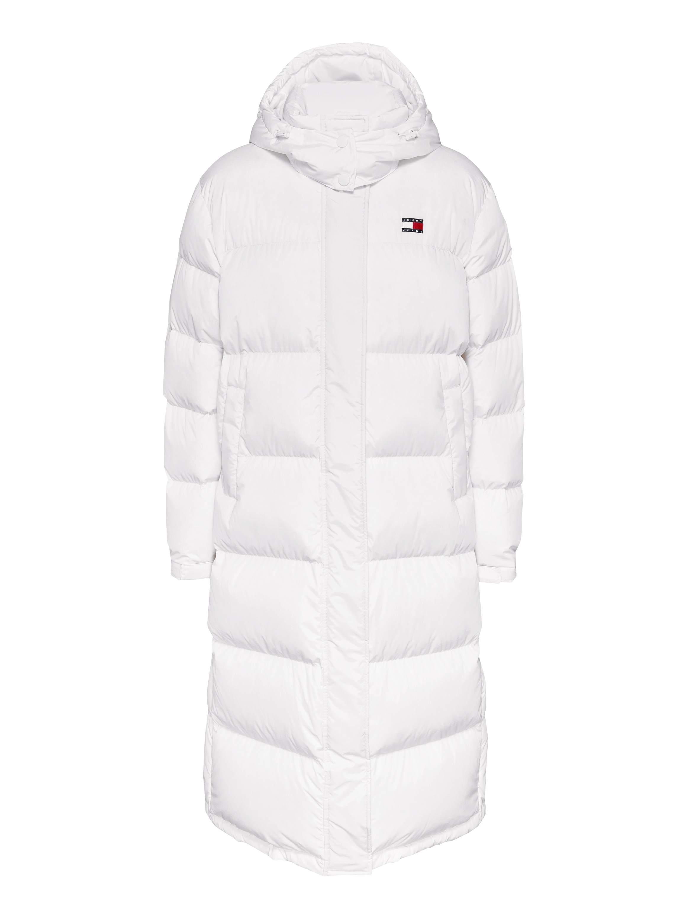 Tommy Jeans Steppmantel »TJW ALASKA LONG PUFFER EXT«, mit Logostickerei