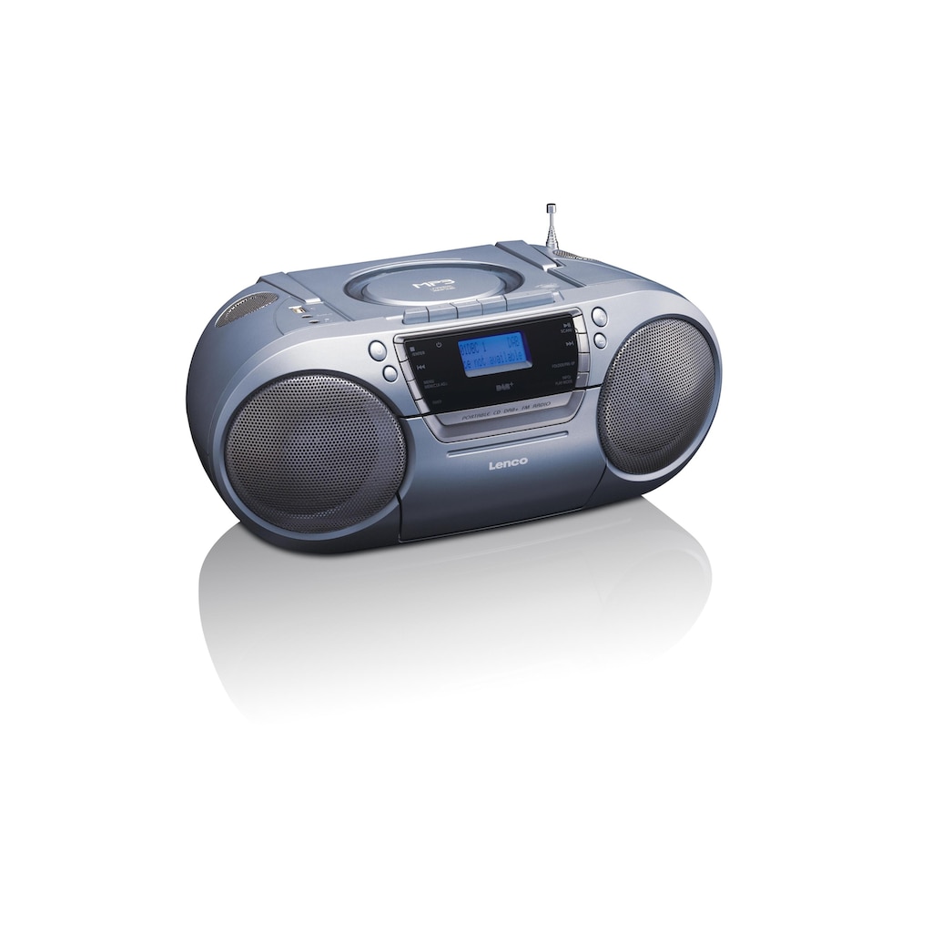 Lenco Digitalradio (DAB+) »SCD-680 Grau«, (CD Digitalradio (DAB+)-FM-Tuner)