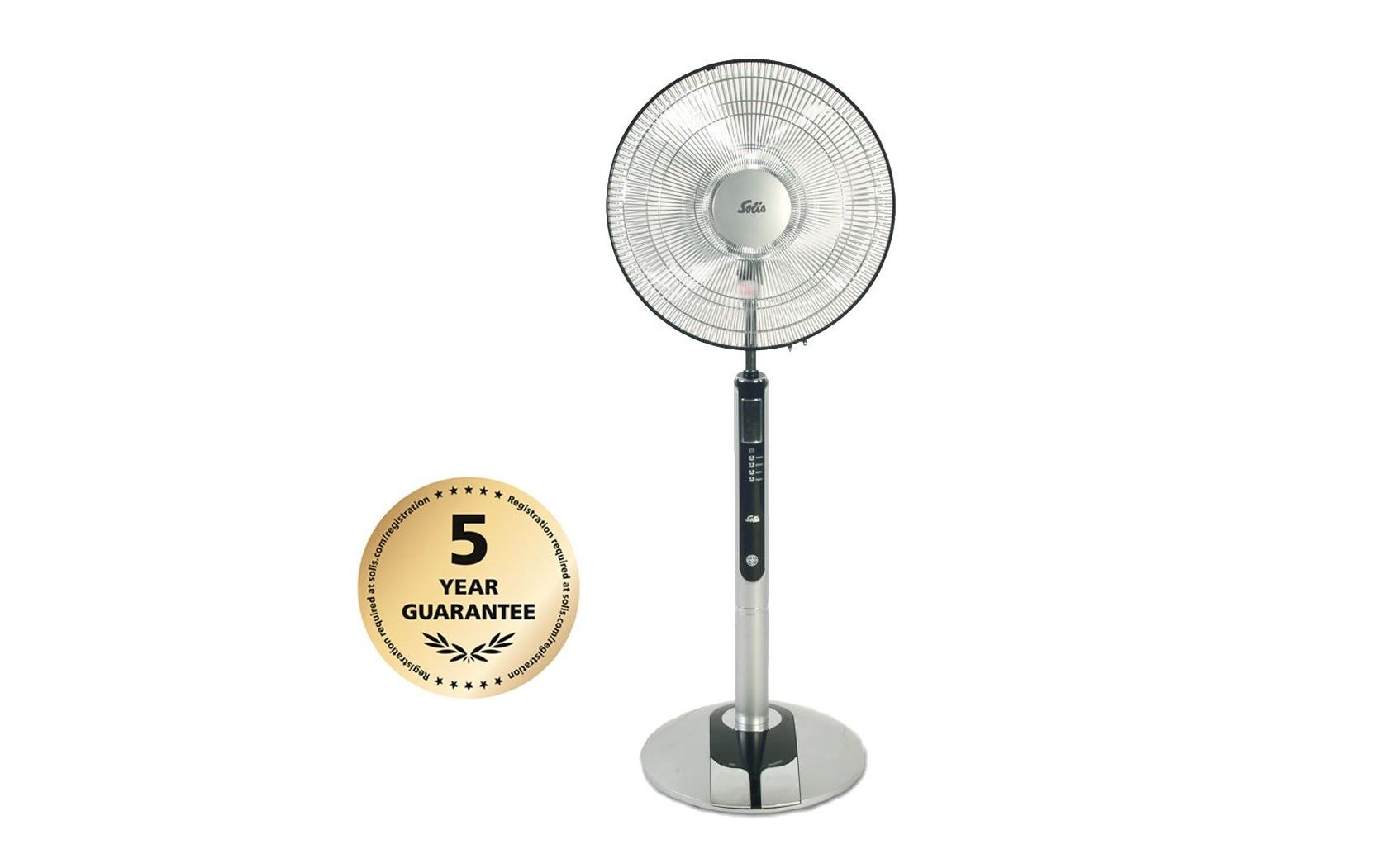 SOLIS OF SWITZERLAND Standventilator »Fan-Tastic Silberfarben«