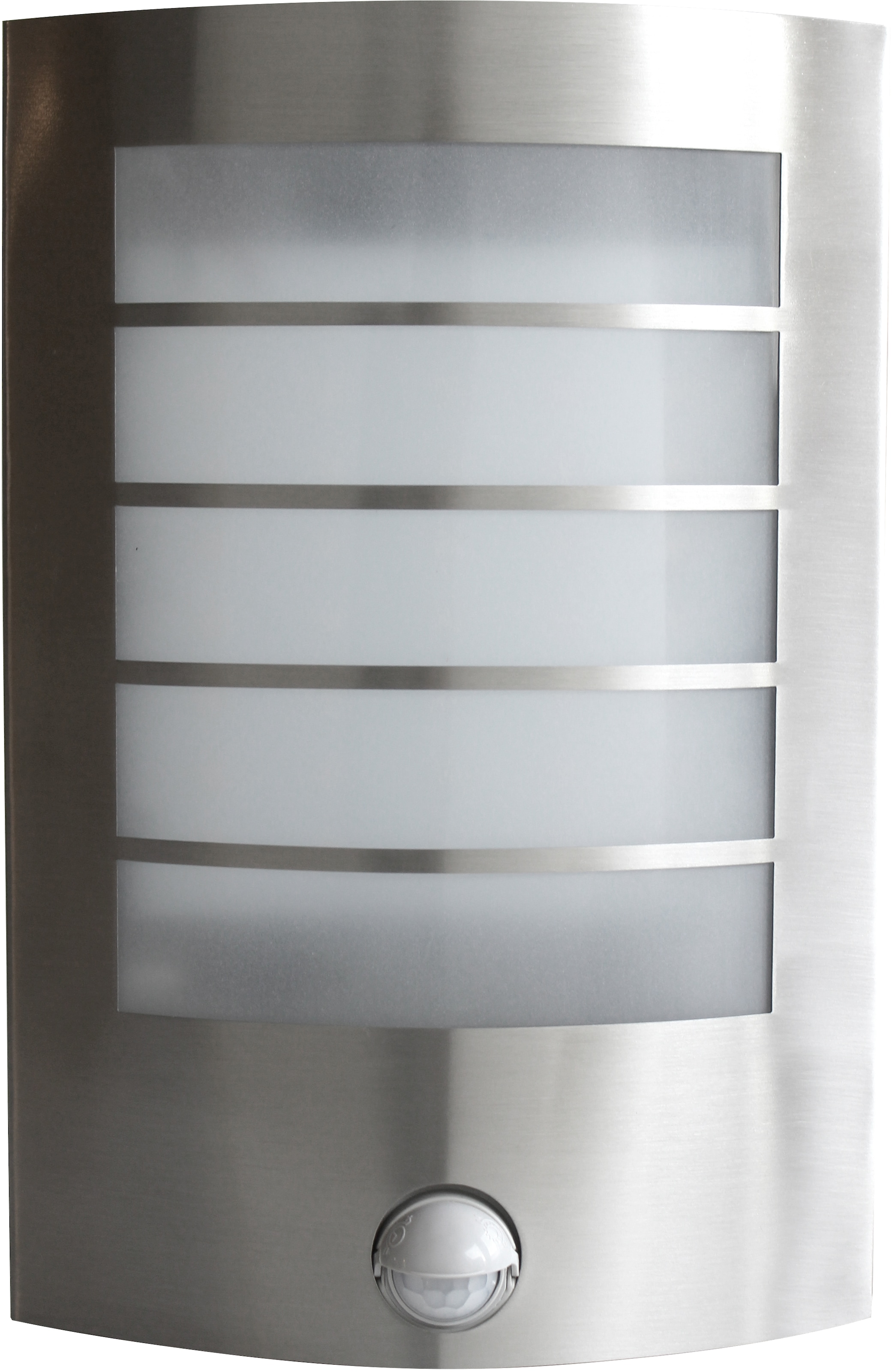 LUTEC LED Aussen-Wandleuchte »SLIM«, Leuchtmittel LED-Modul | LED fest integriert, Bewegungsmelder