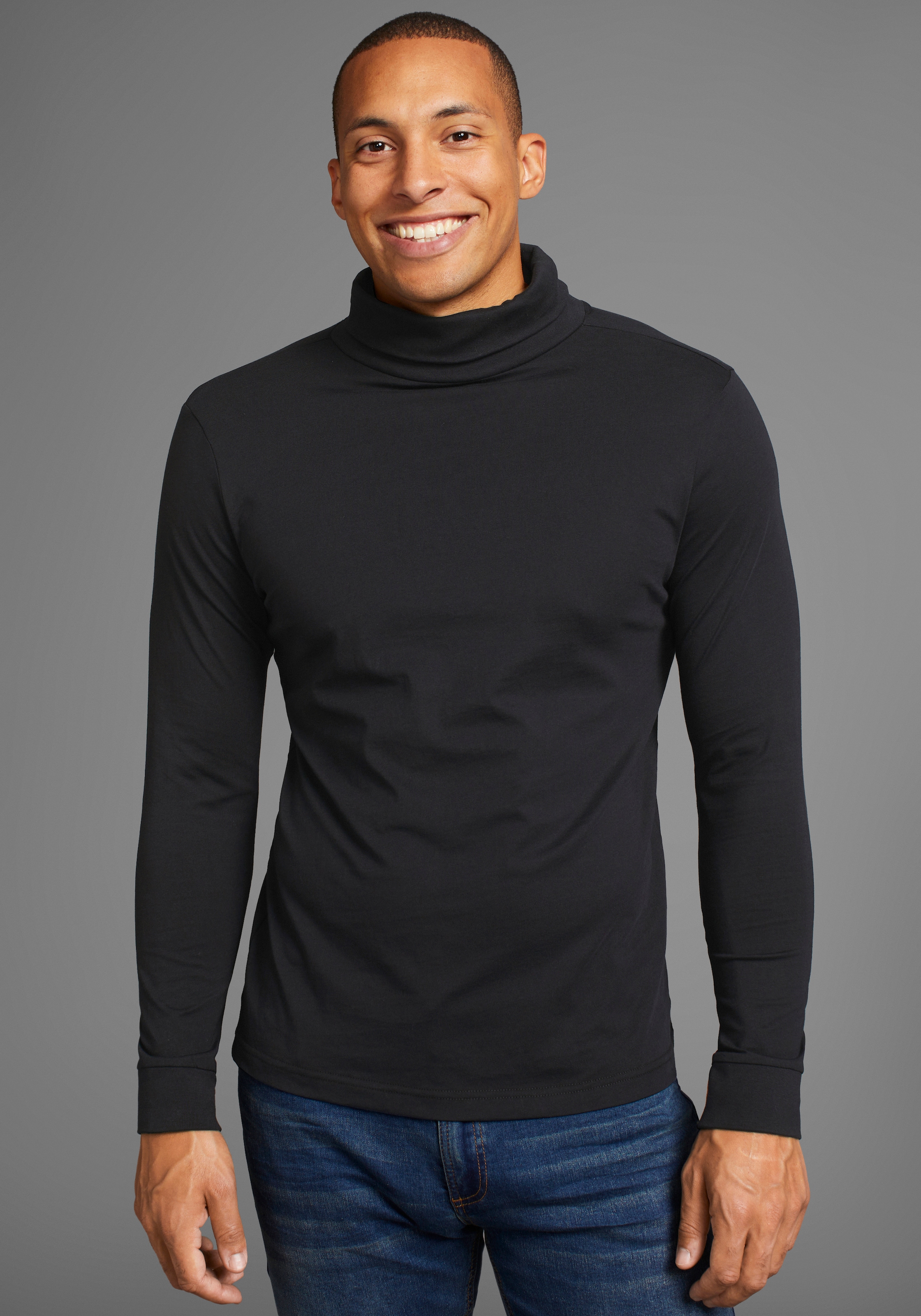 Bruno Banani Rollkragenshirt auch zum Unterziehen