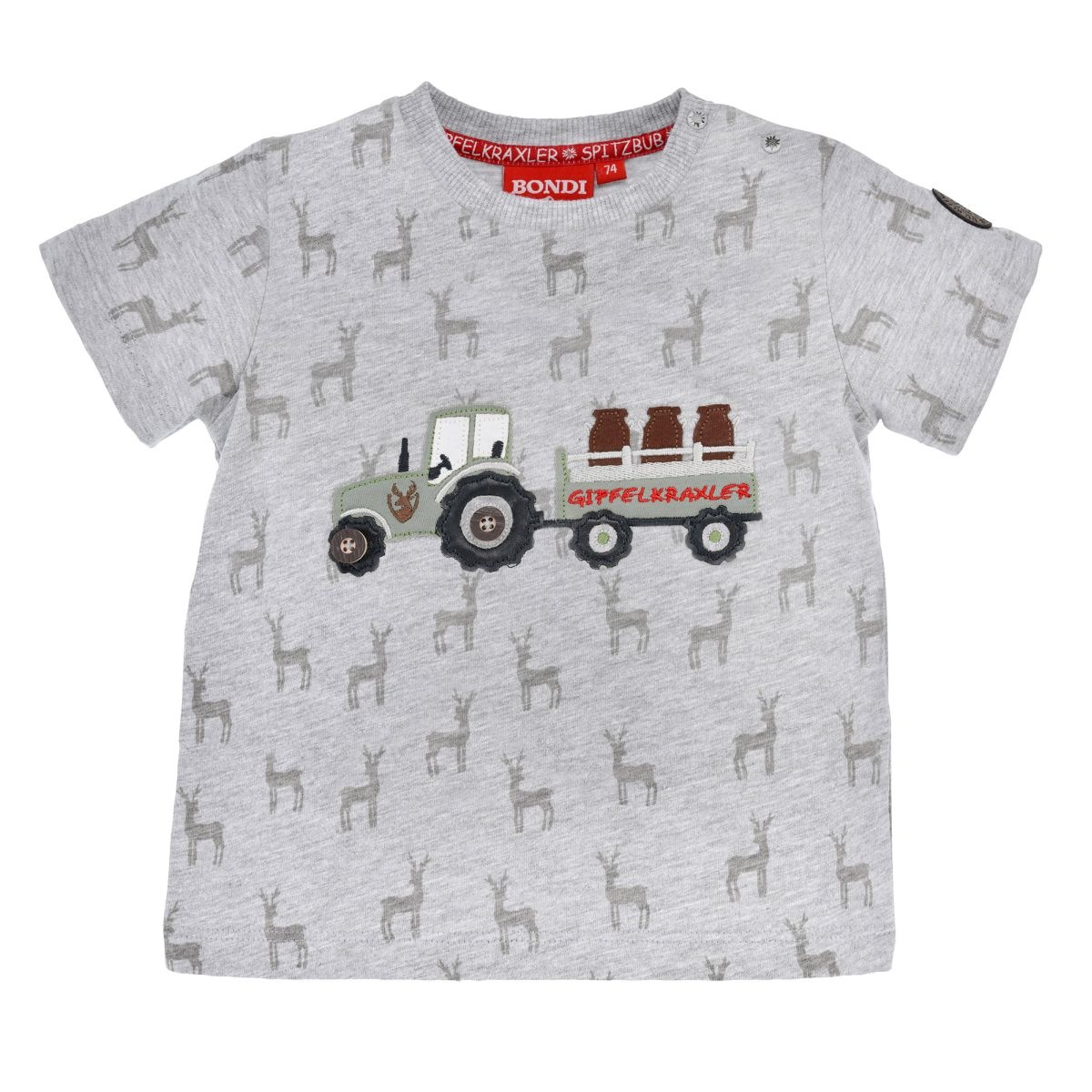 BONDI Trachtenshirt, Kinder, mit Allover Hirsch Print kaufen