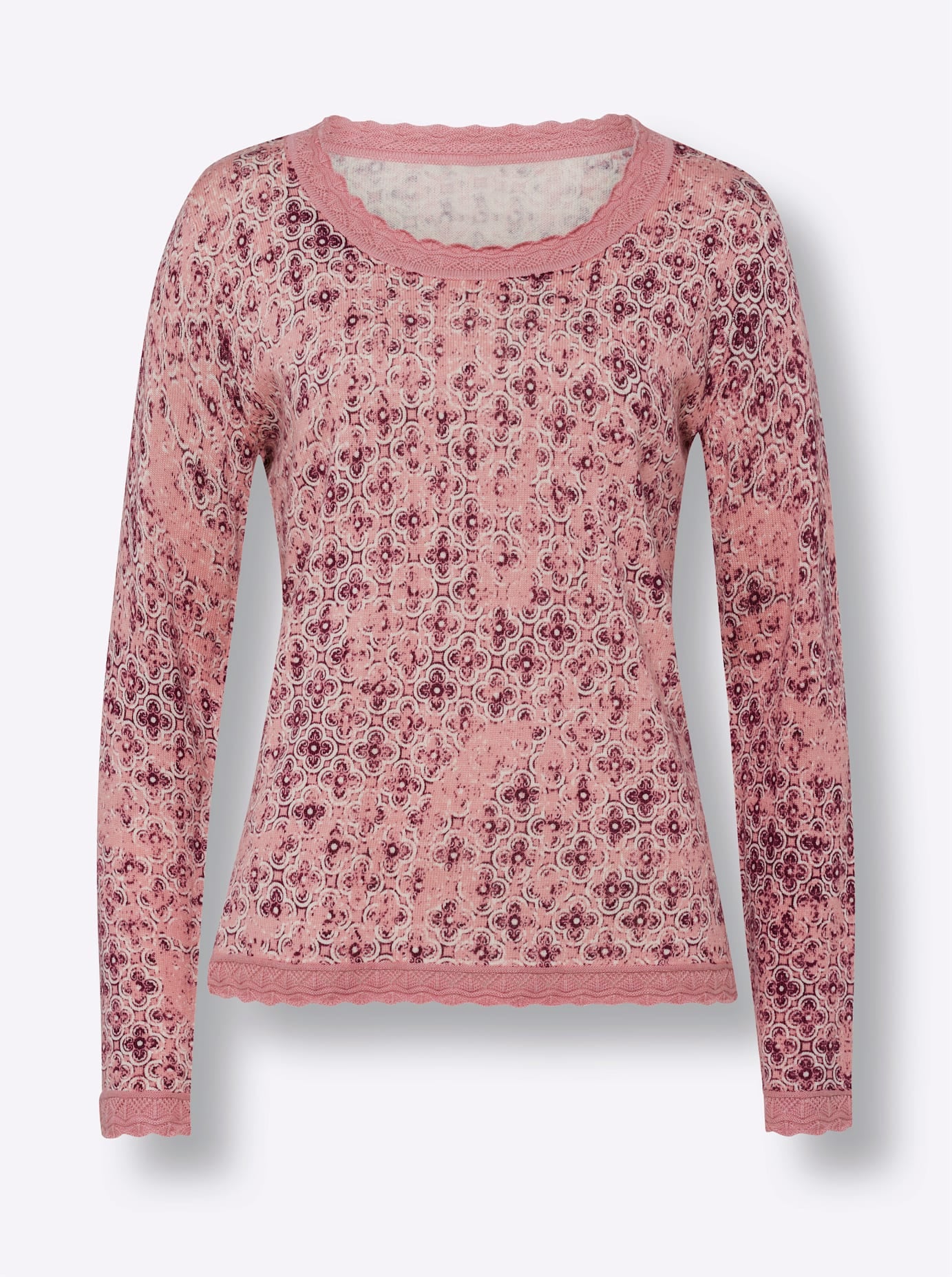 heine Strickpullover »Druck-Pullover«