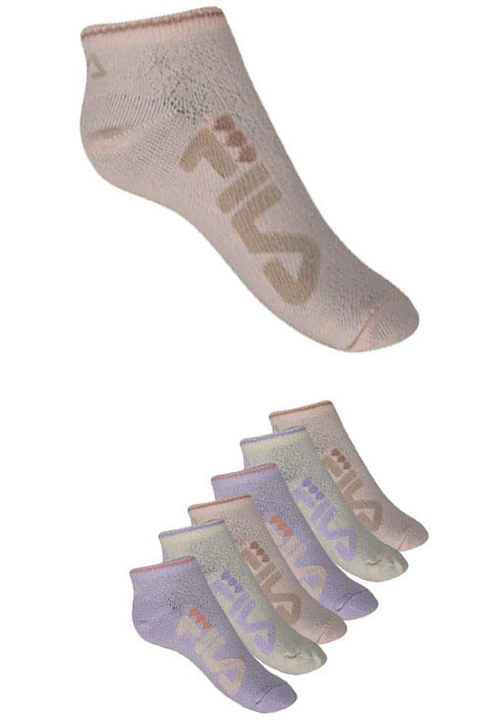 Fila Freizeitsocken »JUNIOR GIRL INVISIBLE SOCKS« 6 Paar tlg. mit stylischem Schriftzug-Design