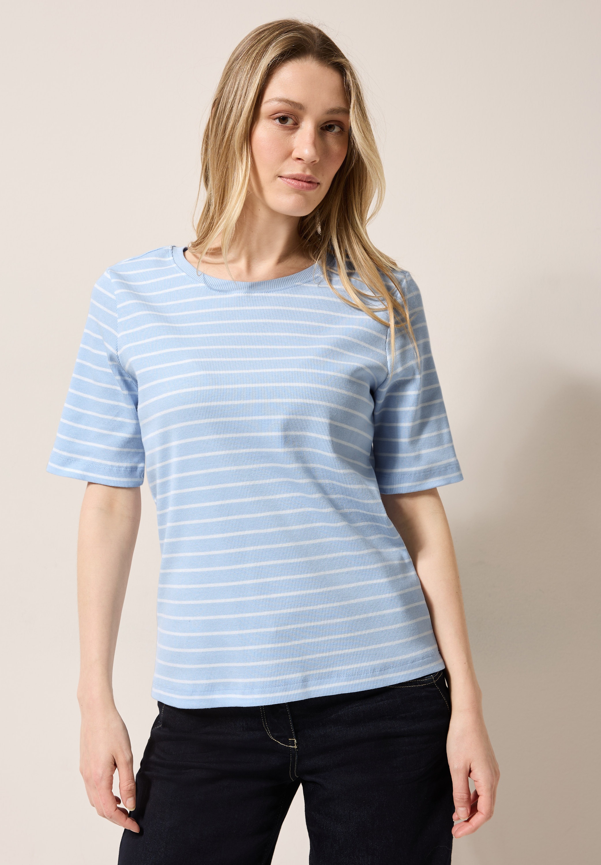 Cecil T-Shirt mit Streifen Muster