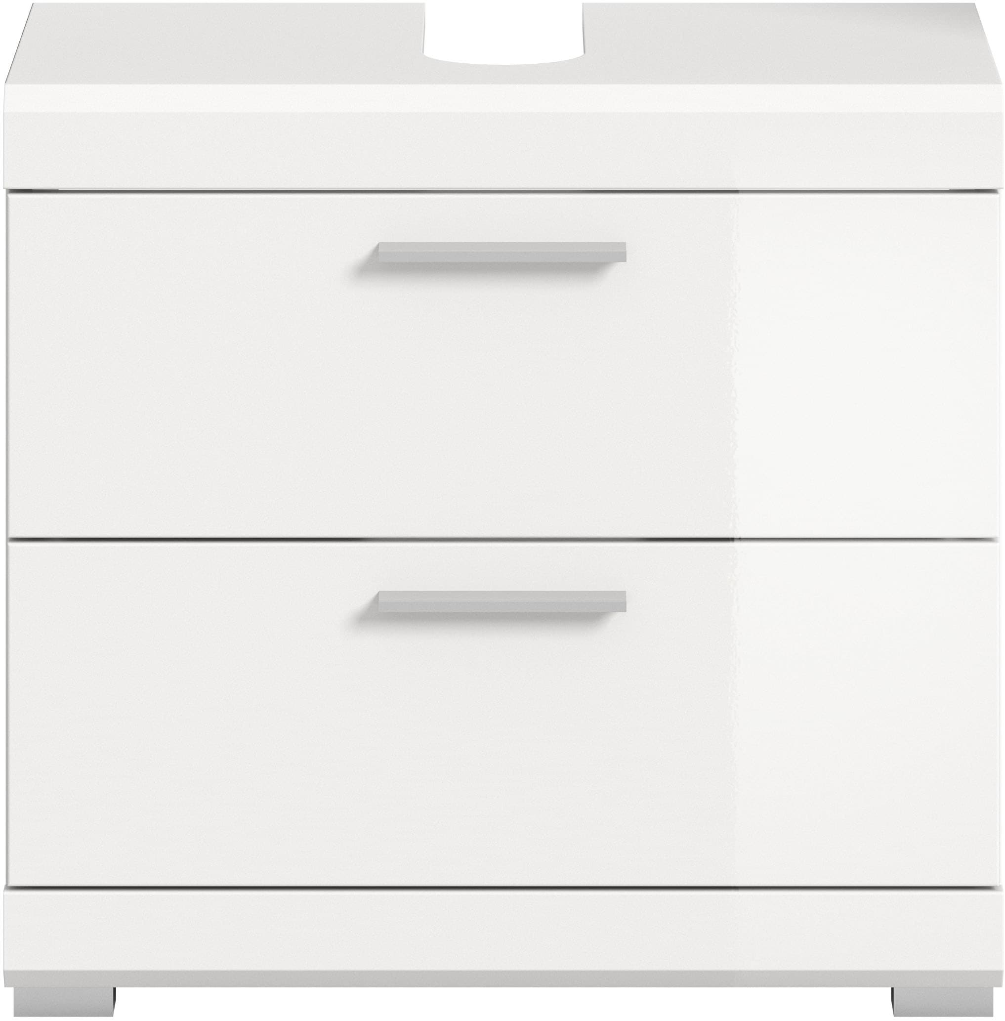 INOSIGN Waschbeckenunterschrank »Siena, Breite 60cm, 2 Tür, 2 Fächer, mit Siphonausschnitt, MDF-Front«, (1 St.), in verschiedenen Farben erhältlich, Badmöbel, Badschrank, Kommode, Bad