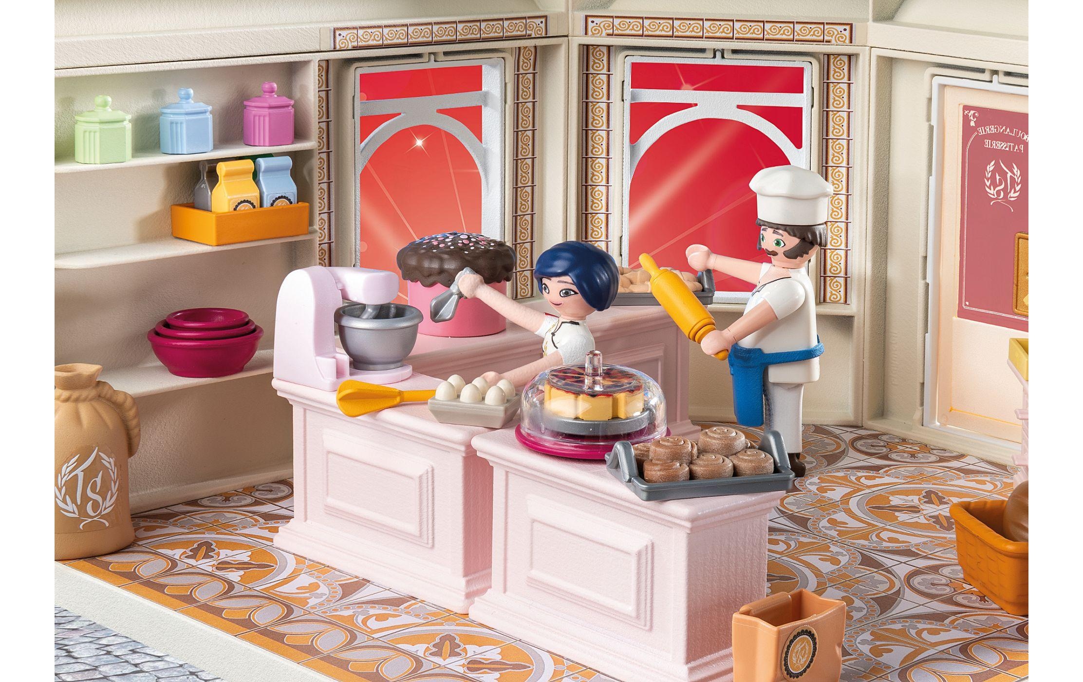 Playmobil® Spielbausteine »Miraculous Französische Bäckerei 71863«, (93 St.)