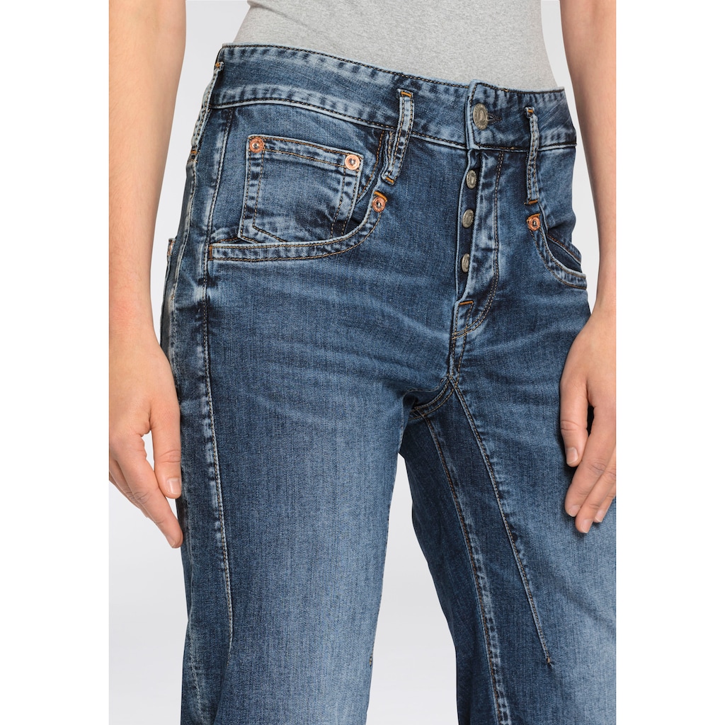 Herrlicher High-waist-Jeans »Shyra Tap Denim Stretch«
