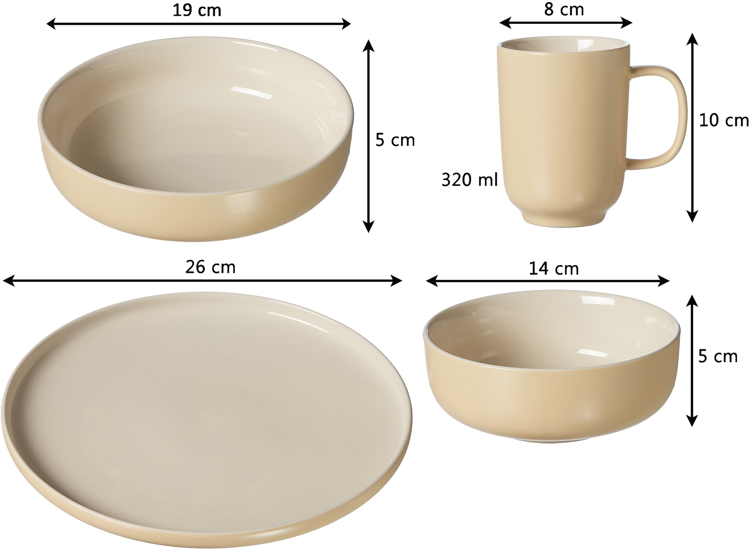Ritzenhoff & Breker Kombiservice Jasper 16er Set