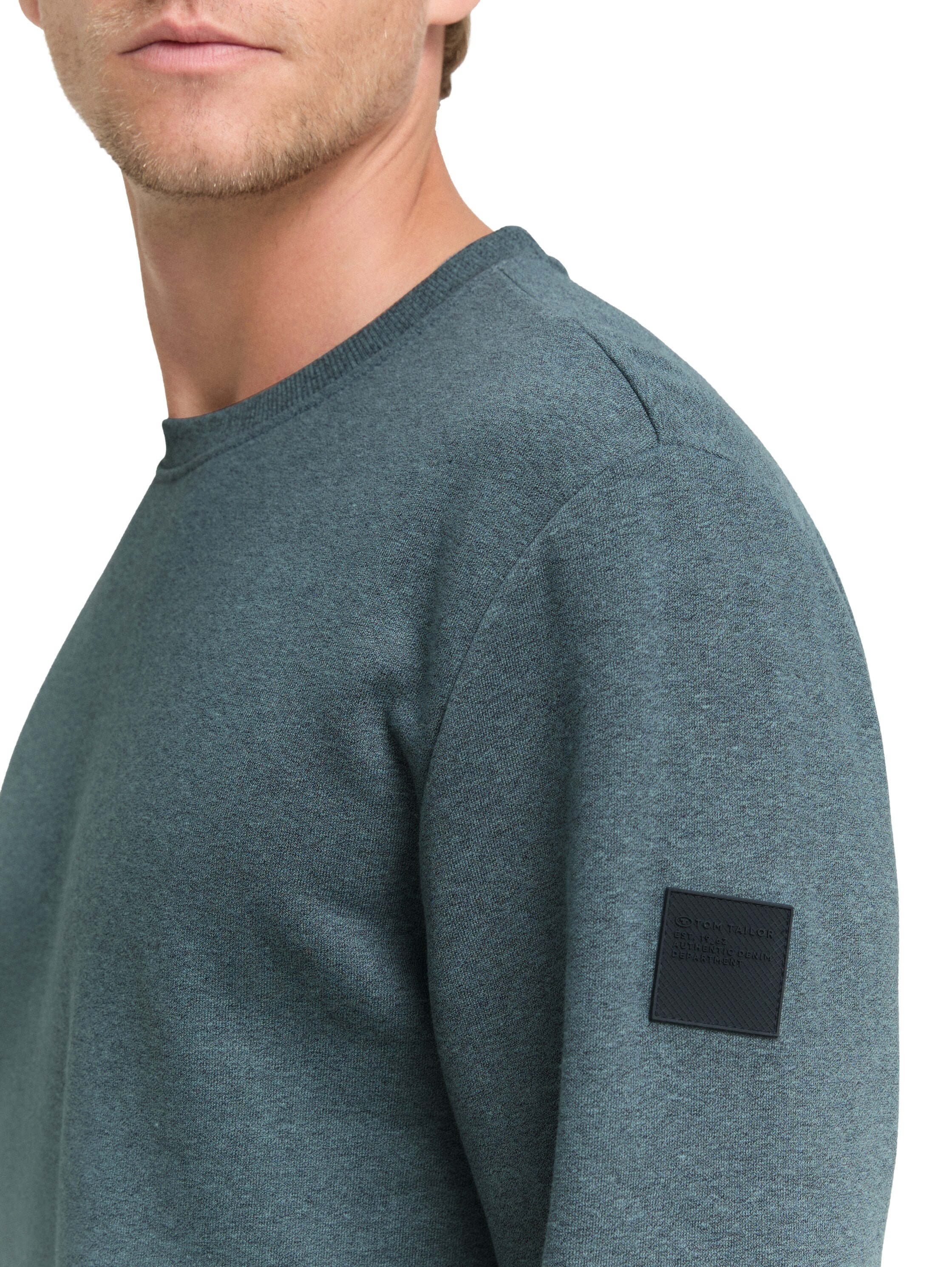 TOM TAILOR Sweatshirt, mit Logo Stickerei am Arm