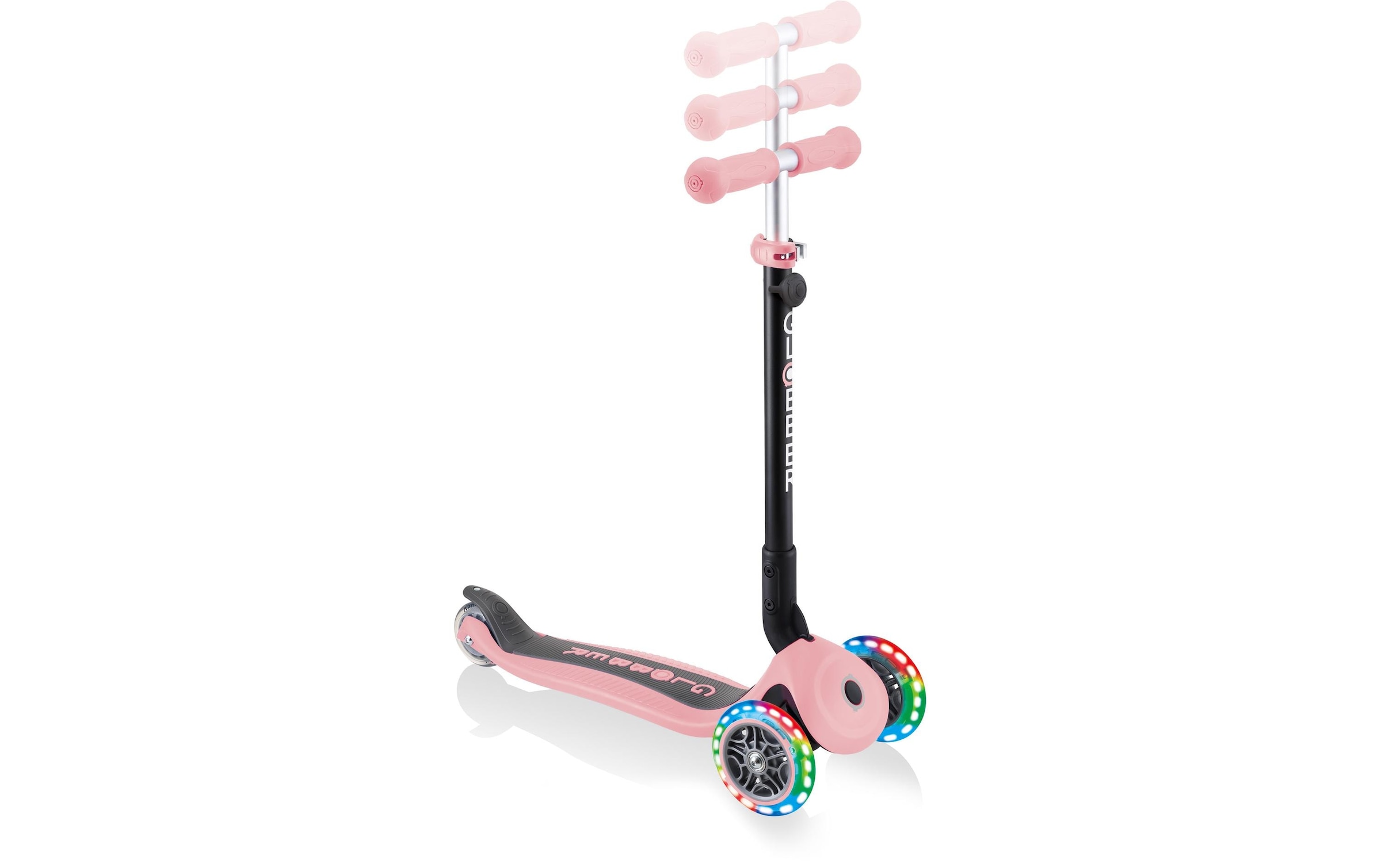 Globber Scooter »GO UP Foldable Plus Lights, Pastel Rosa«