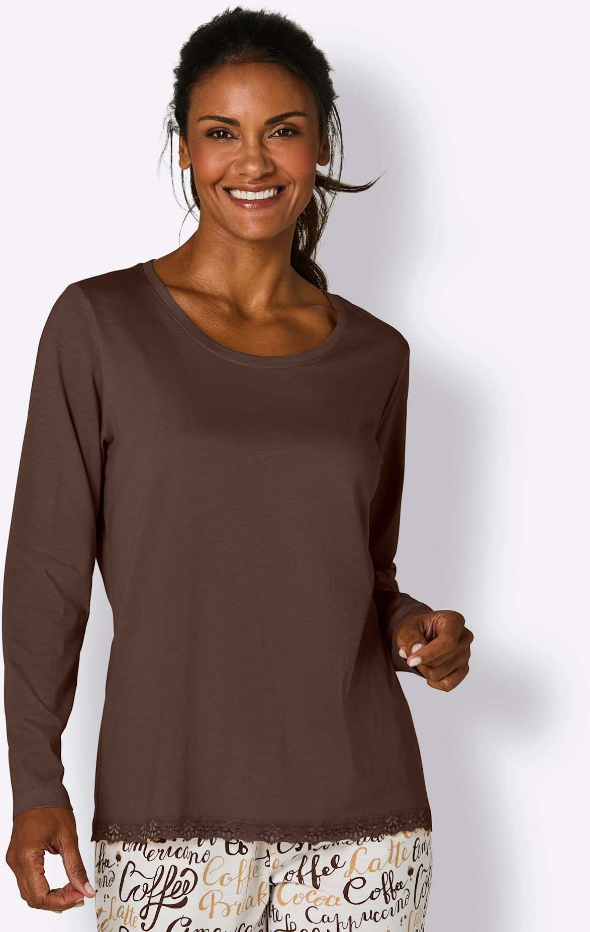 wäschepur Pyjamaoberteil "Schlafanzug-Shirt" 1 tlg.