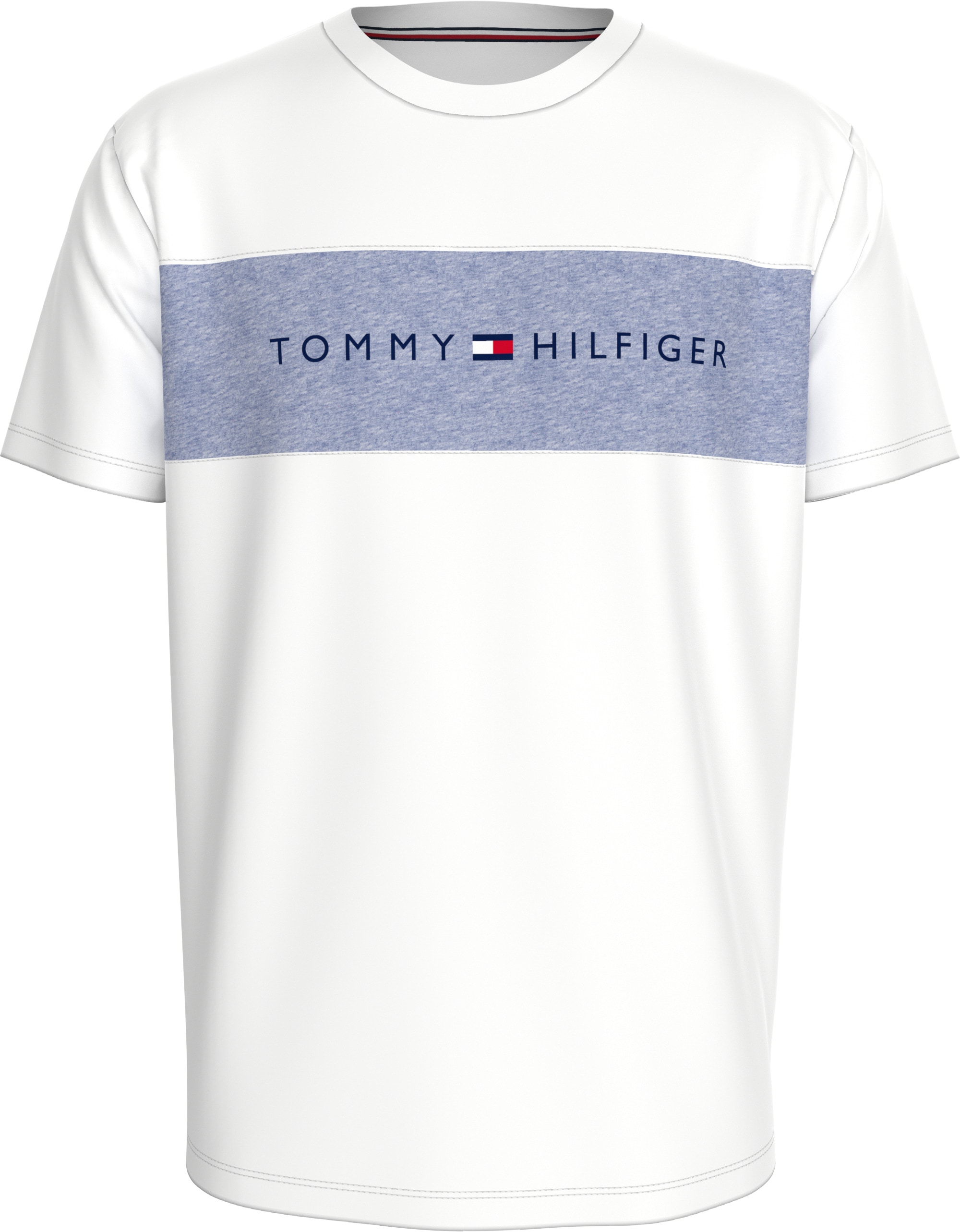 Tommy Hilfiger Underwear T-Shirt »SS T-SHIRT BLOCK LOGO«, mit Farbeinsatz, mit Logoschriftzug