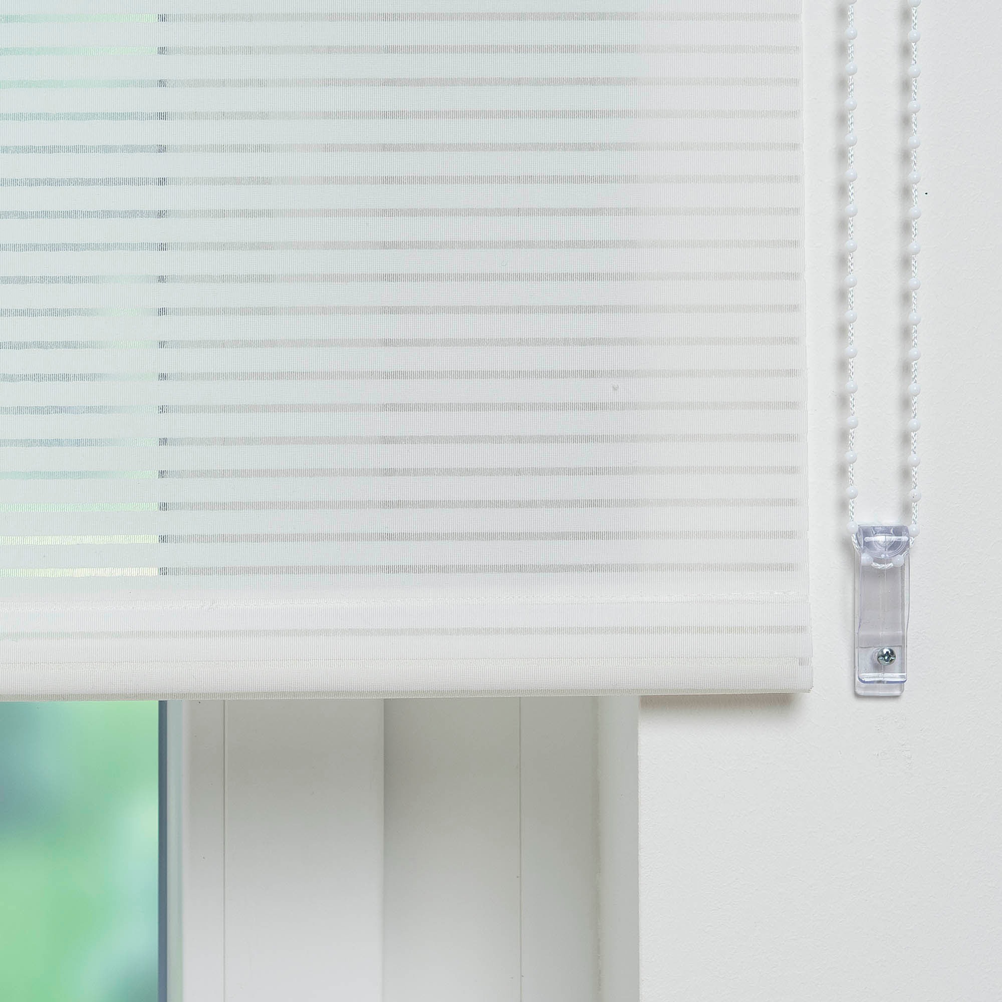 Liedeco Seitenzugrollo »Dekor Streifen«, Lichtschutz, mit Bohren