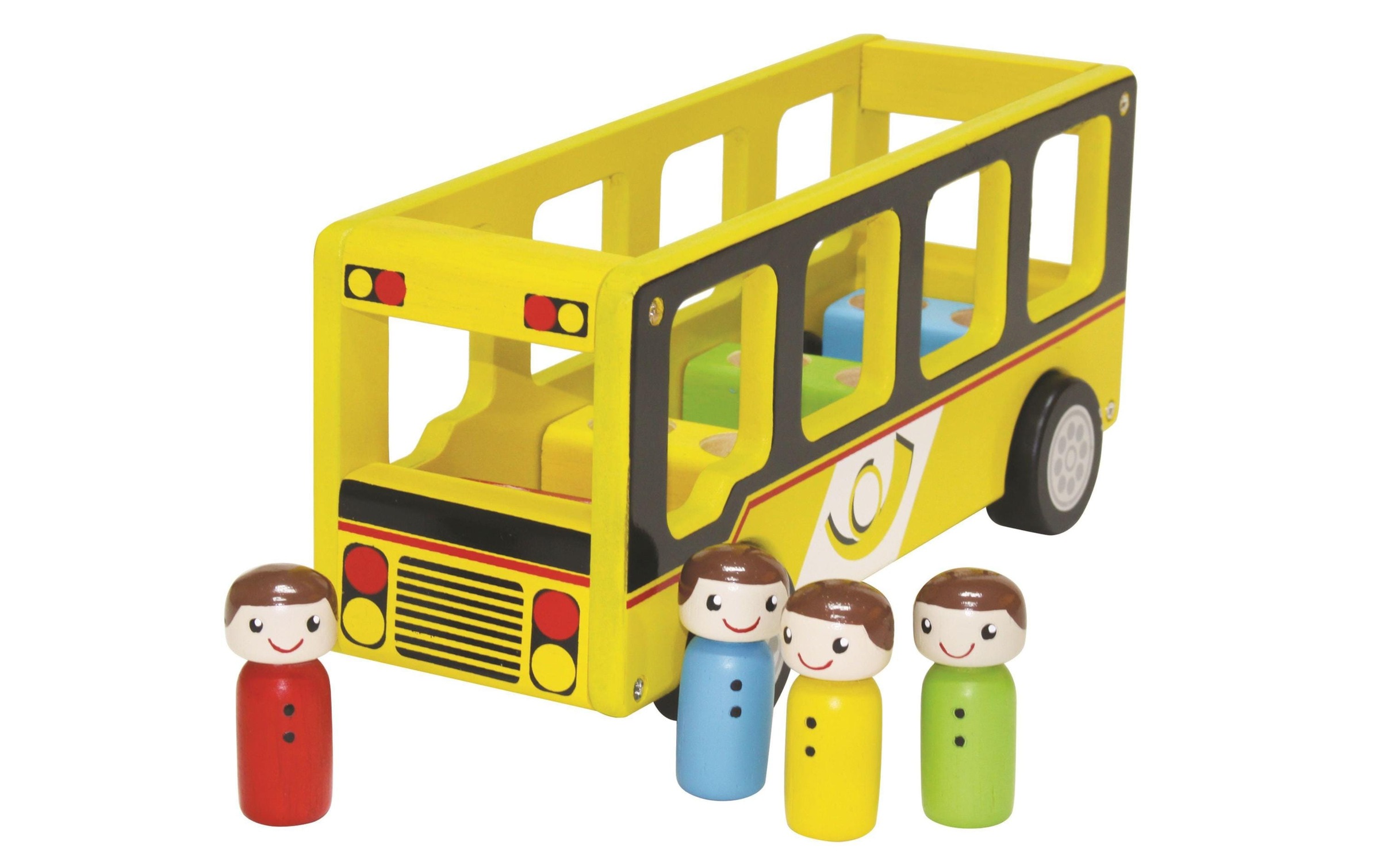 Spielba Spielzeug-Bus »Postauto mit 4 Passagiere«
