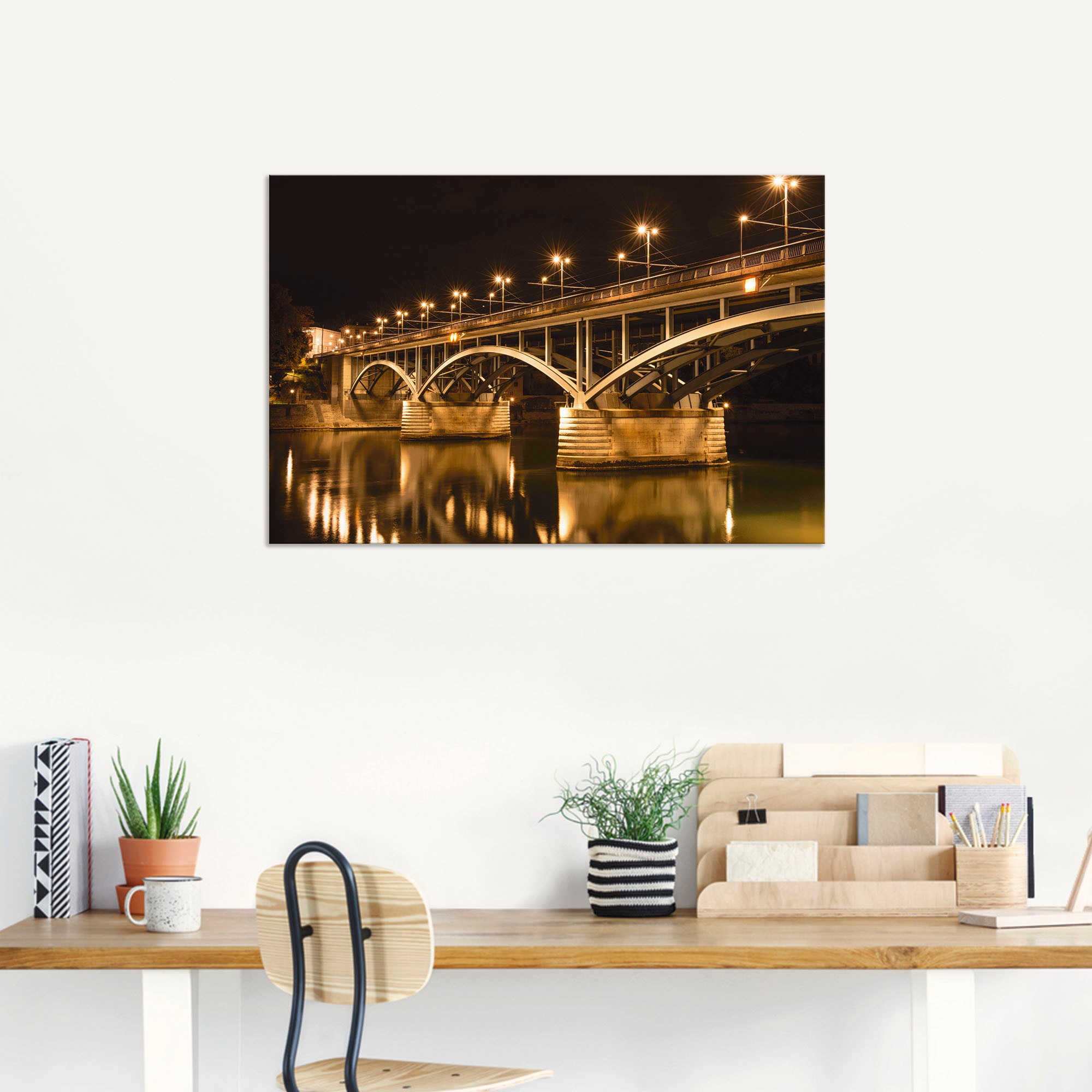 Artland Wandbild »Nacht«, Schweiz, (1 St.), als Alubild, Leinwandbild, Wandaufkleber oder Poster in versch. Grössen
