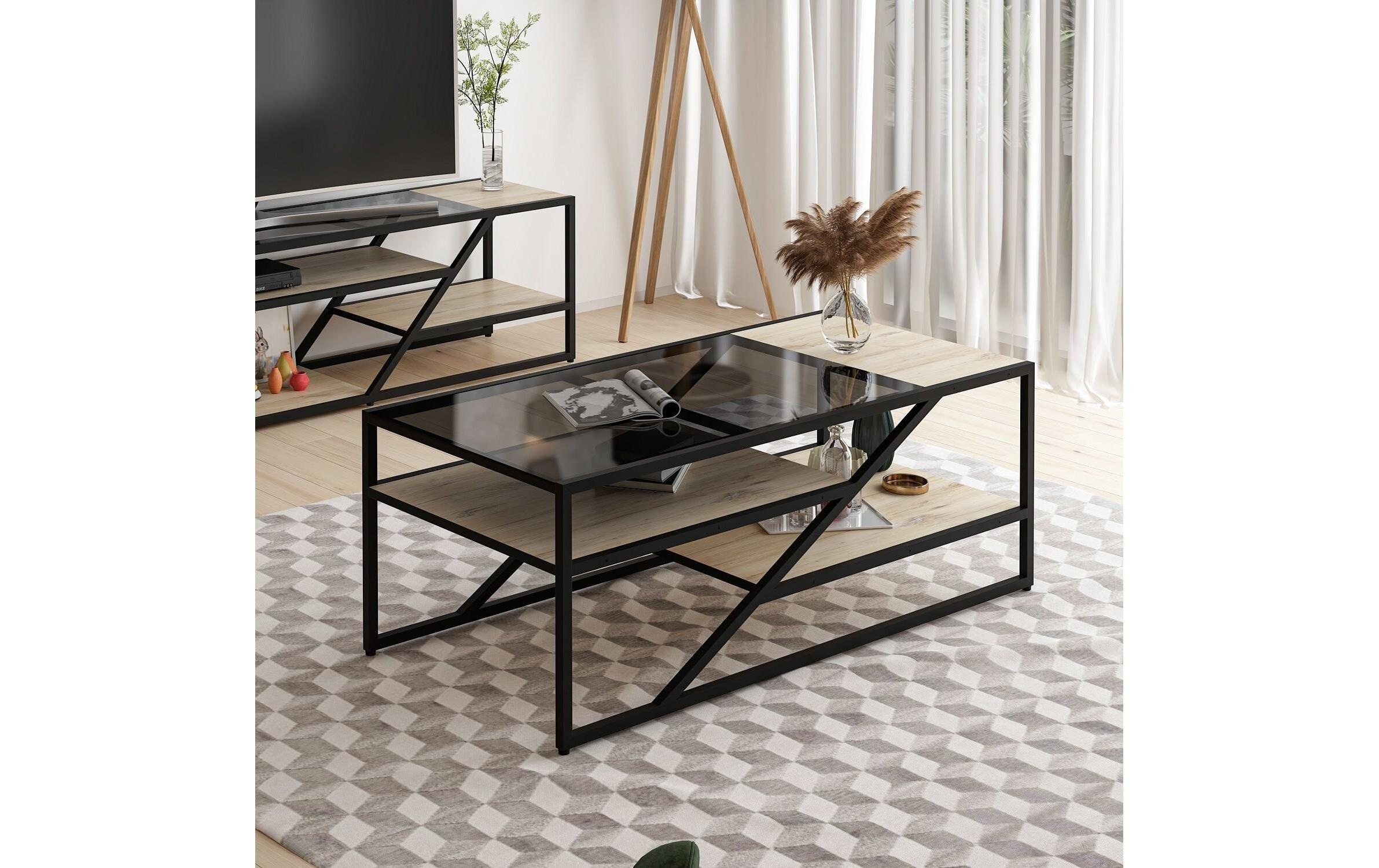 WOODY FASHION Beistelltisch »Lora 120 x 45 cm,«