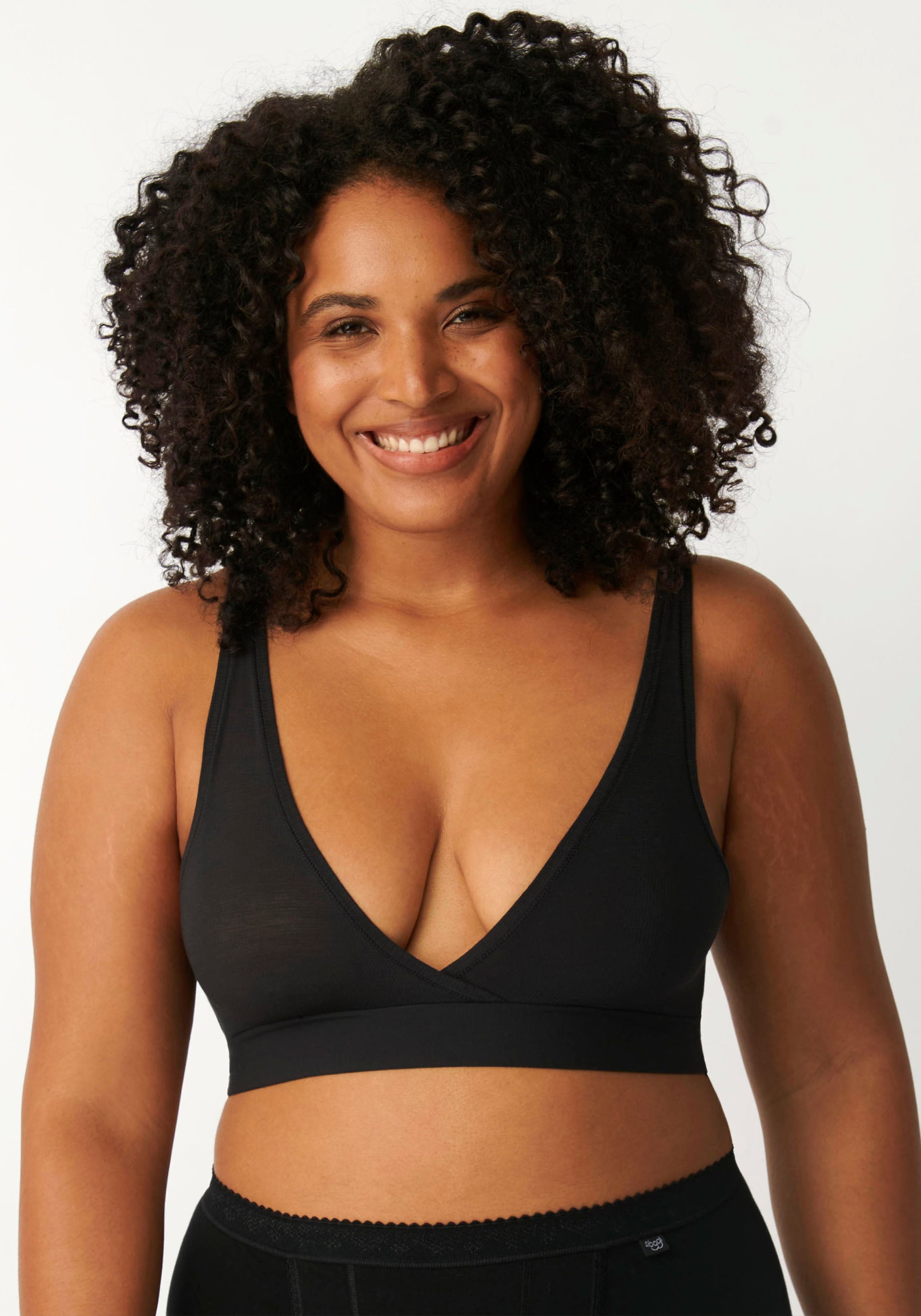 sloggi Bralette »GO Allround« One Size, hohe Elastizität, breites Unterbrustband, sportiver Look
