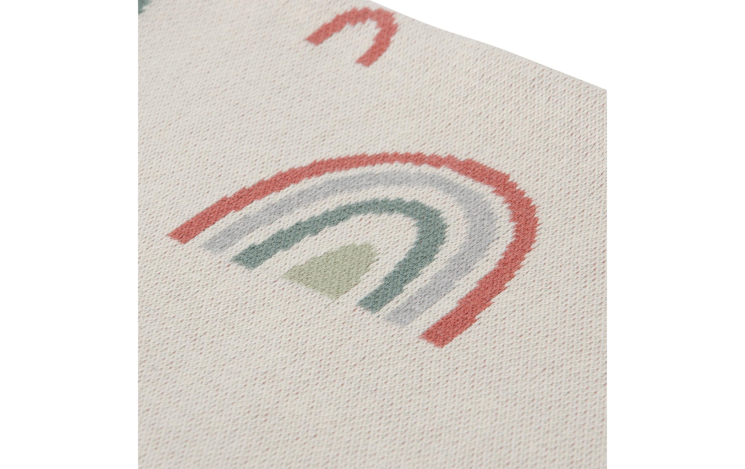 KINDSGUT Babydecke »mit Regenbogen 80 x 100 cm«